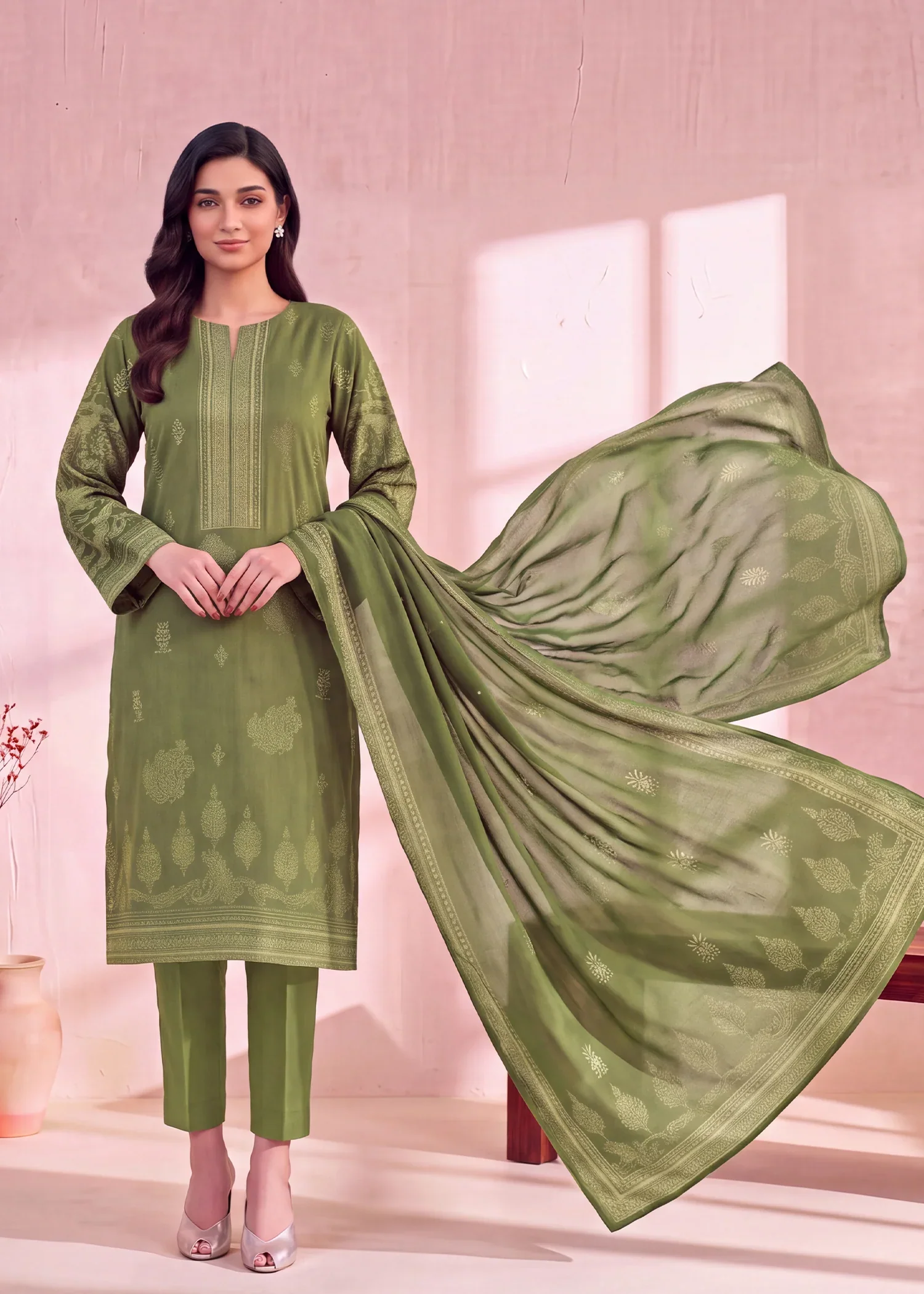 marina Unstitched in Green - view 4