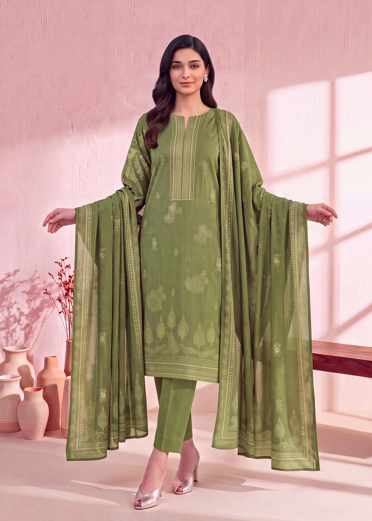 marina Unstitched in Green - view 2