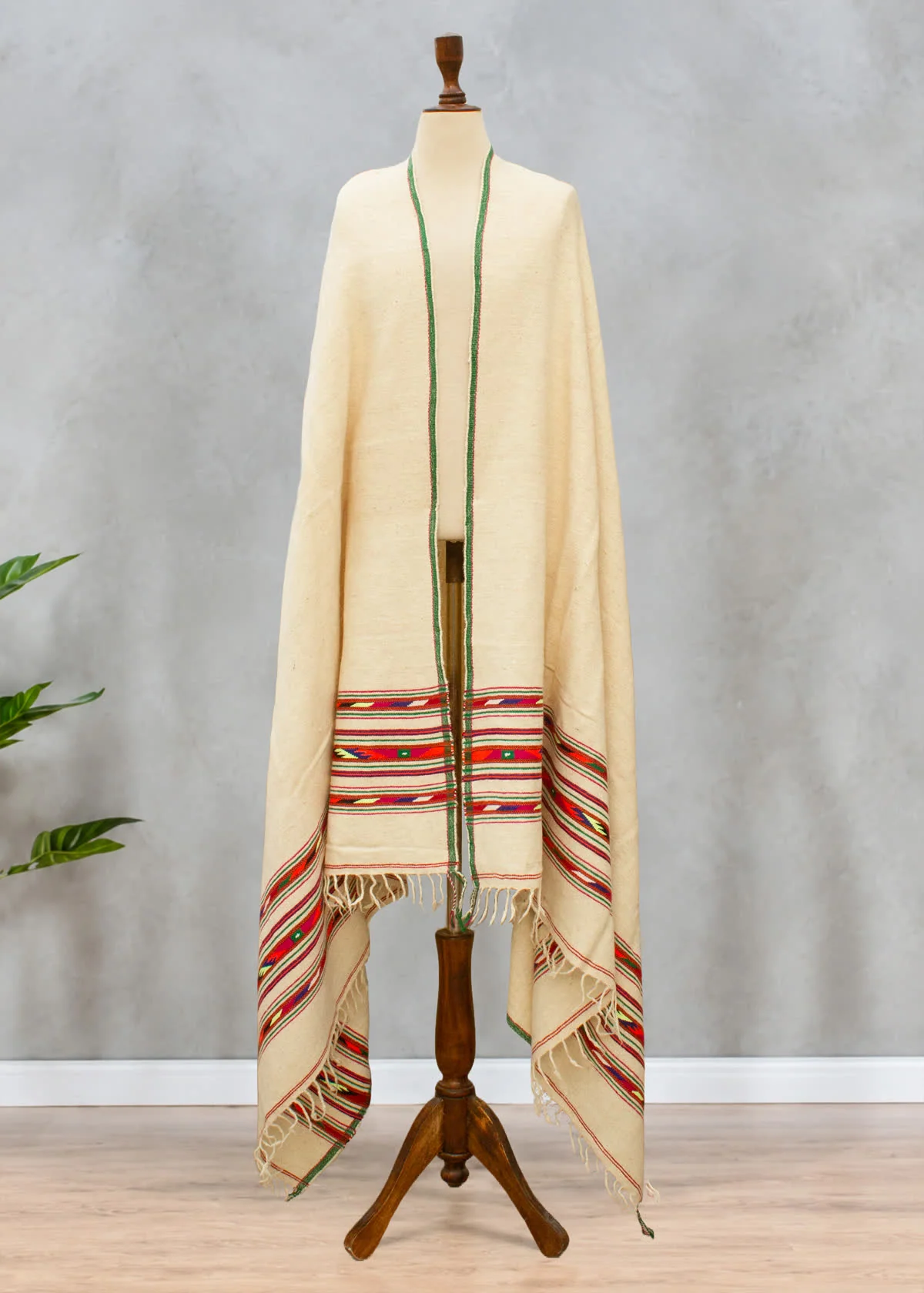 Shawl in Off-white Color by - Trendy Men Shawl PAN0219