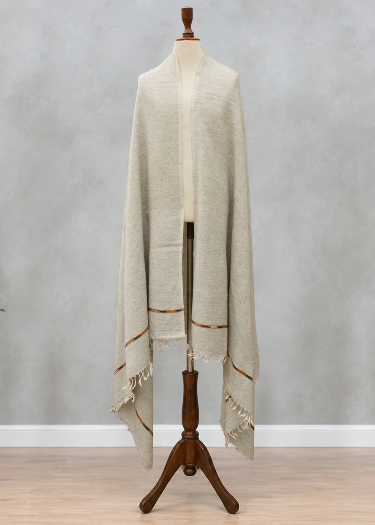 Shawl in Ash grey Color by - Trendy Men Shawl PNY7519