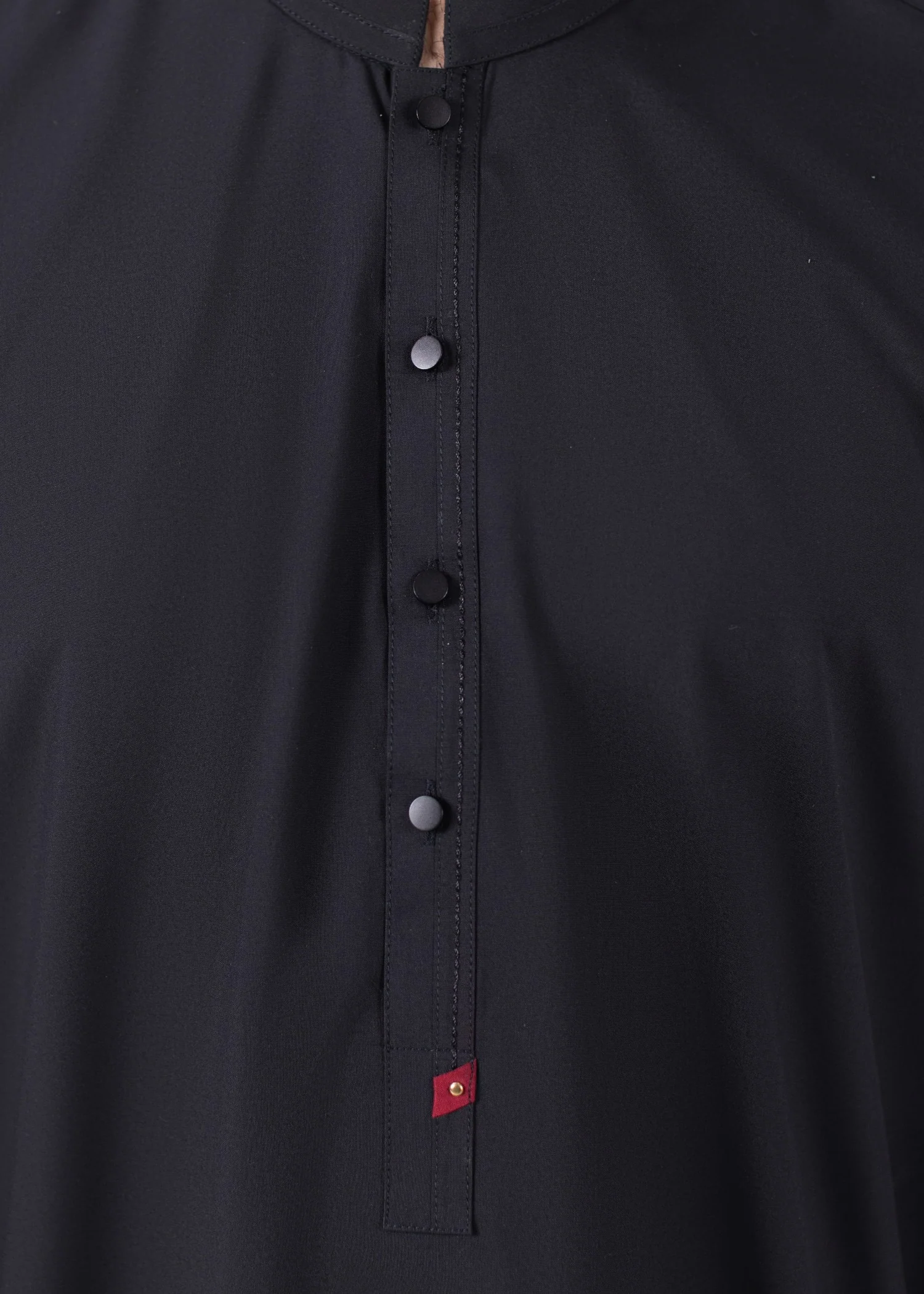 wash & wear Shalwar Kameez in Black - view 3
