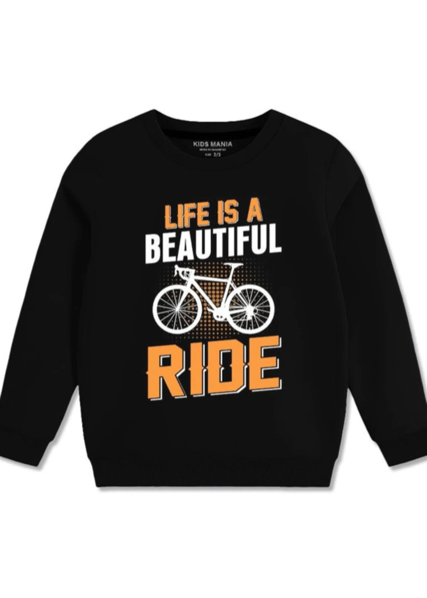 fleece Sweatshirt in Black - view 2