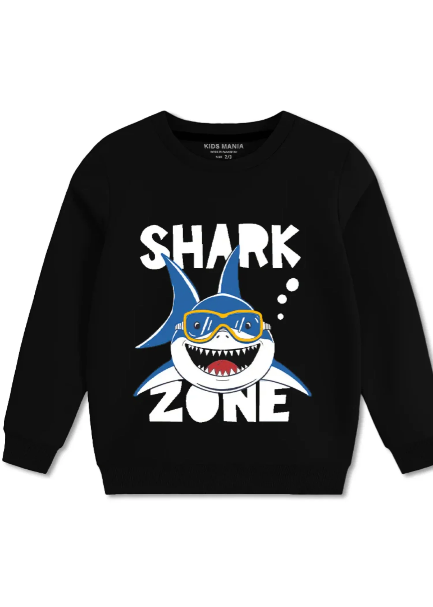 fleece Sweatshirt in Black
