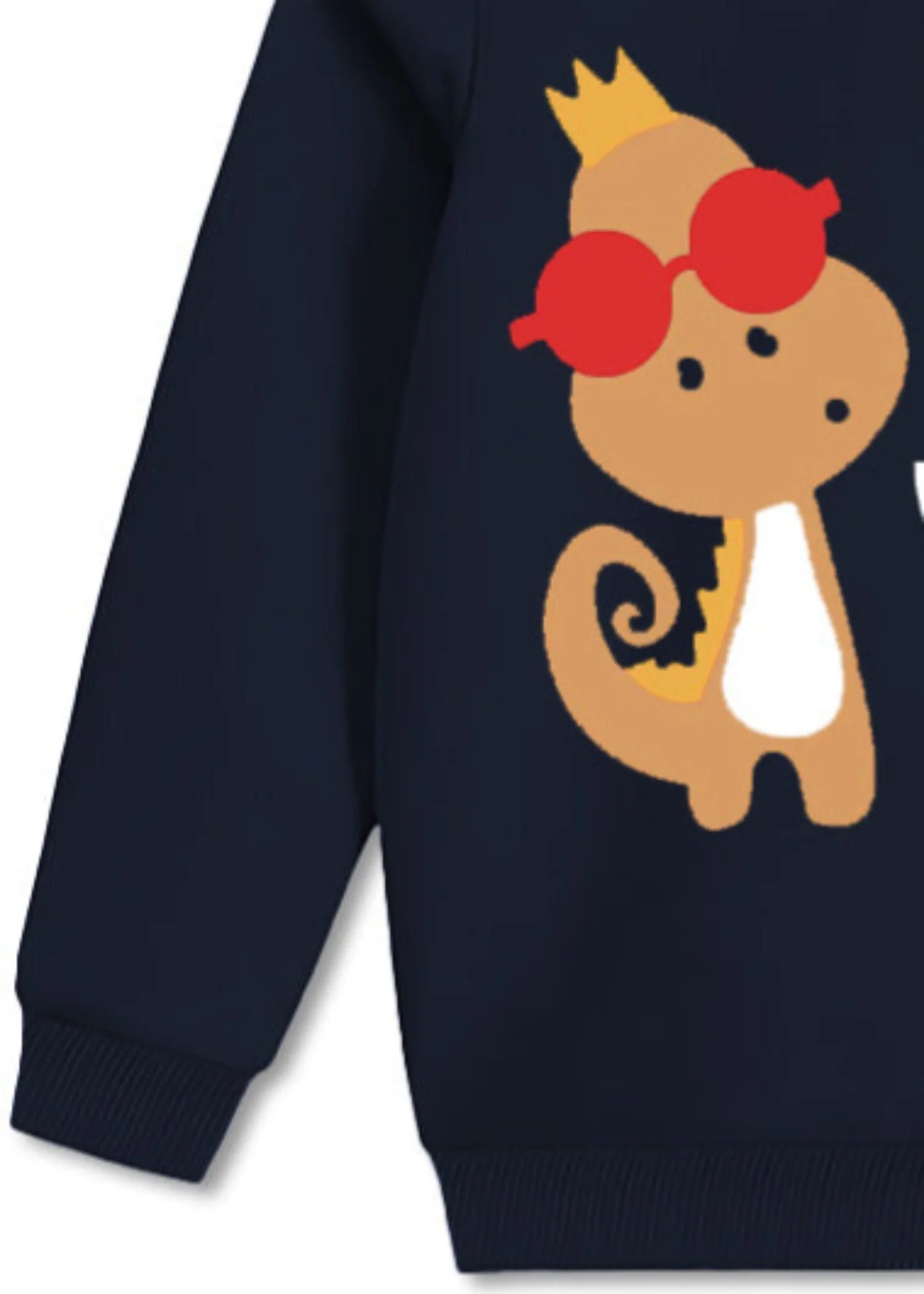 fleece Sweatshirt in Navy blue - view 3