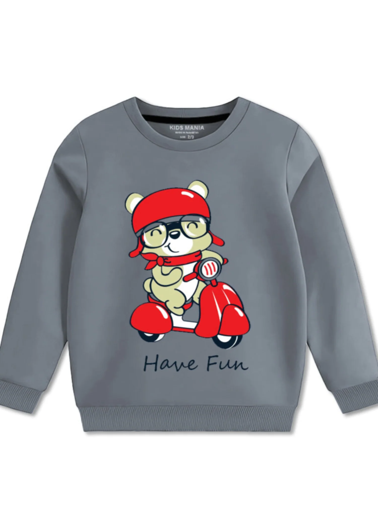 fleece Sweatshirt in Grey - view 4
