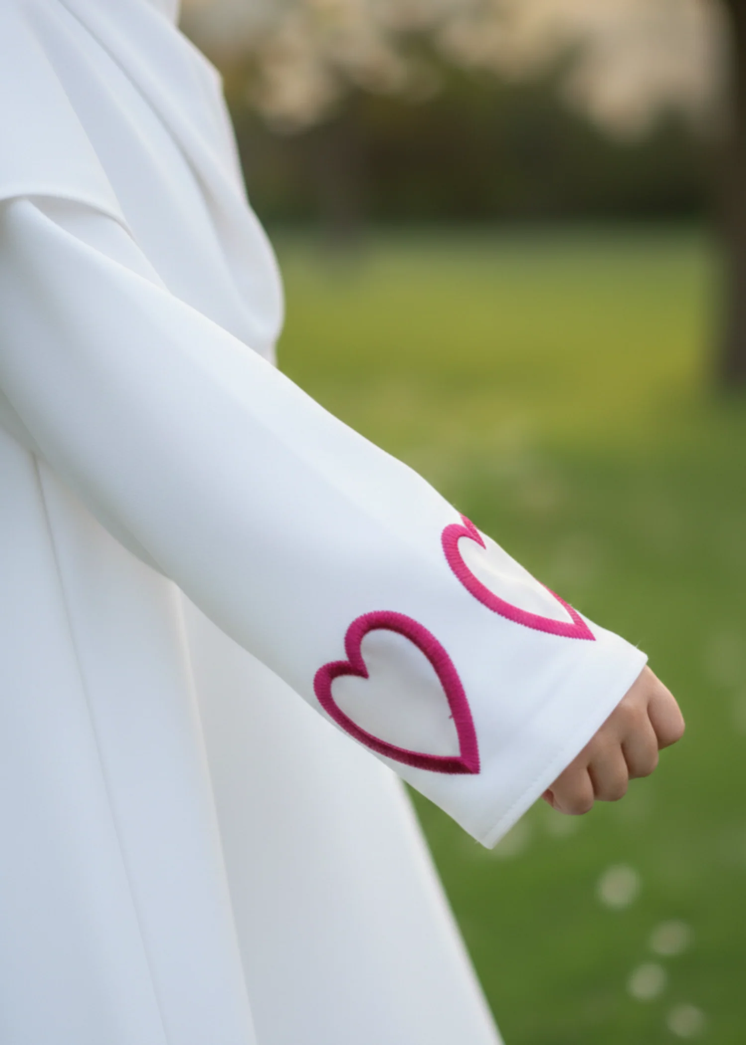 nidha Abaya in White - view 3