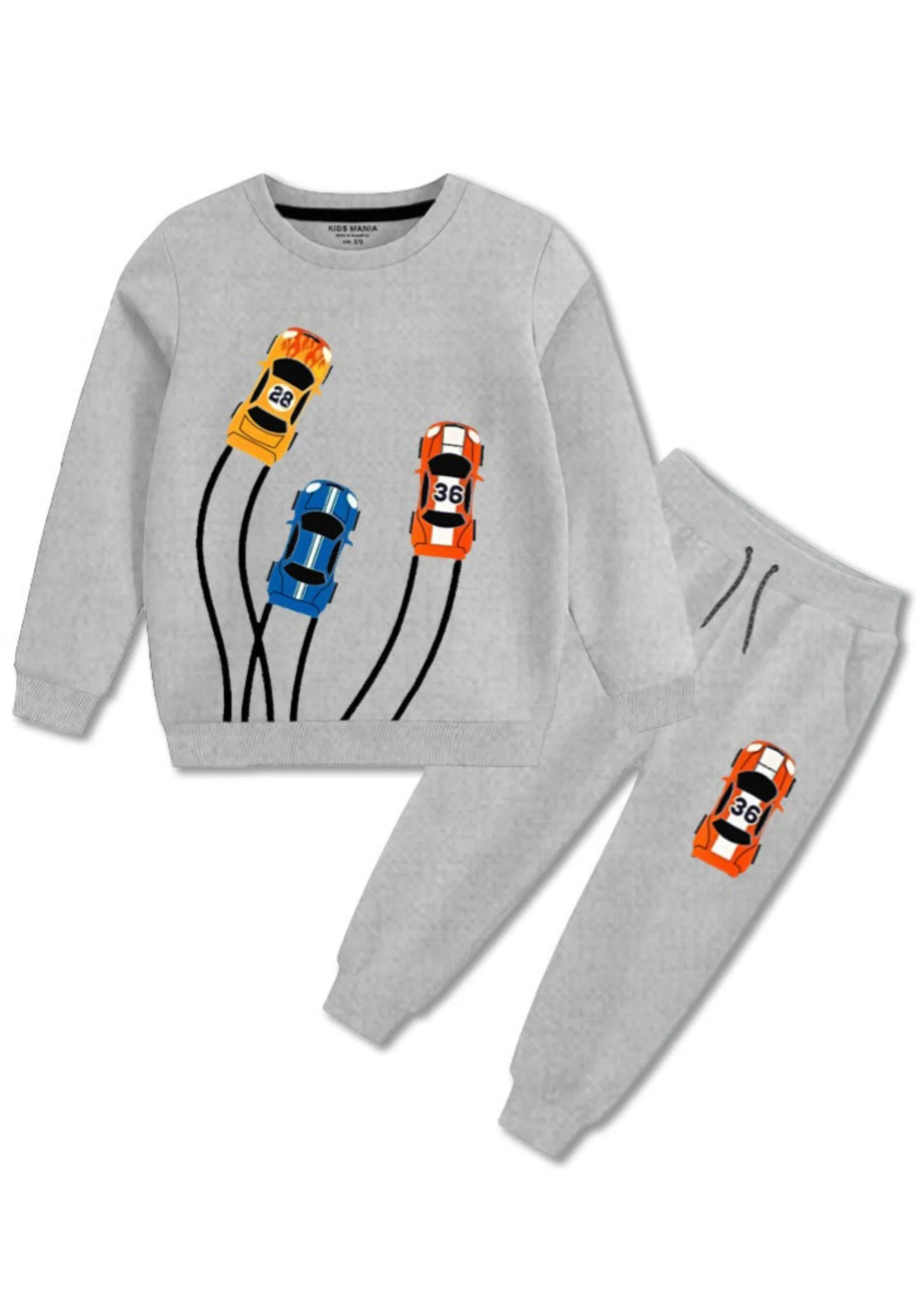 fleece Tracksuit in Light grey - view 4