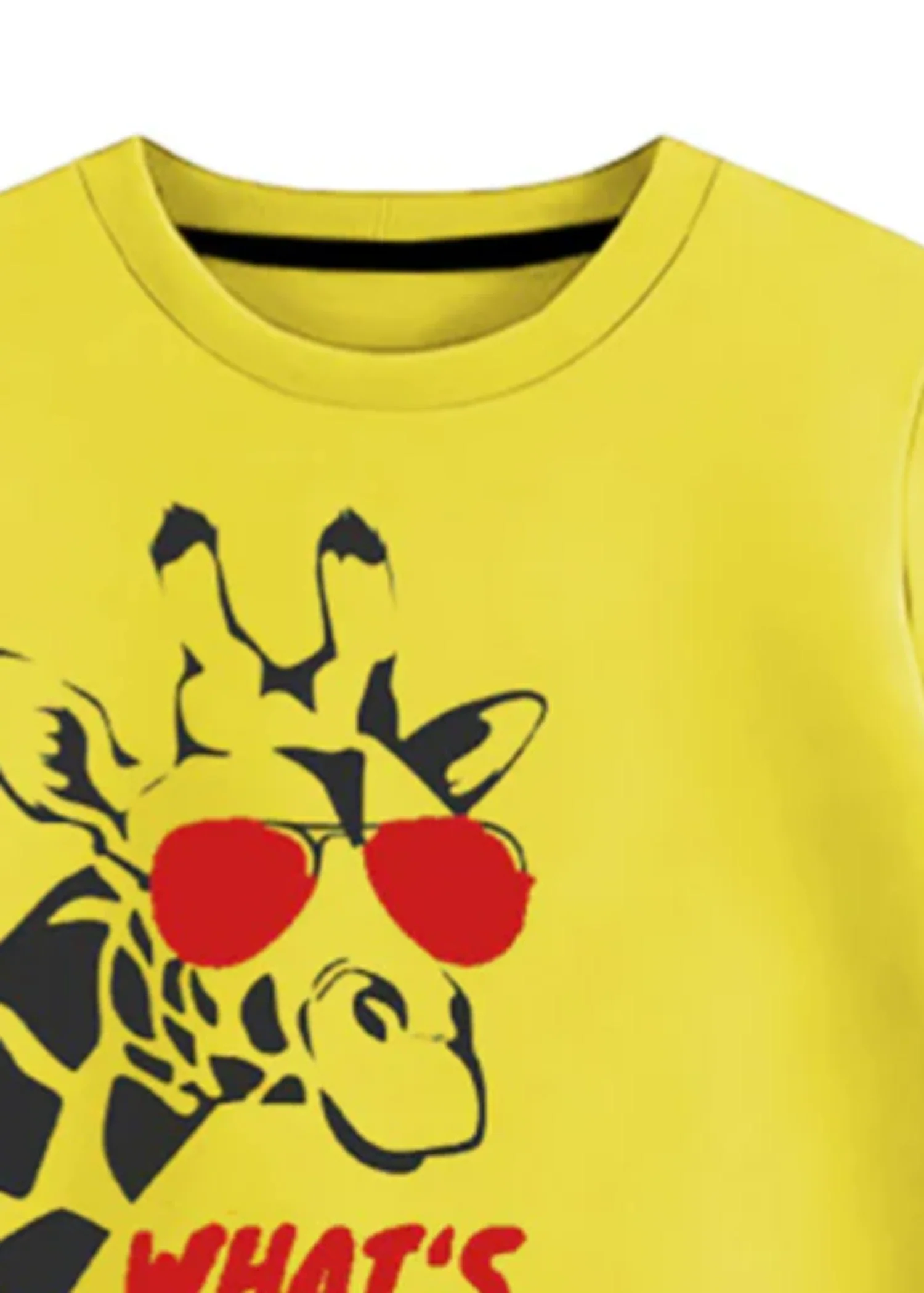 fleece Sweatshirt in Yellow - view 2