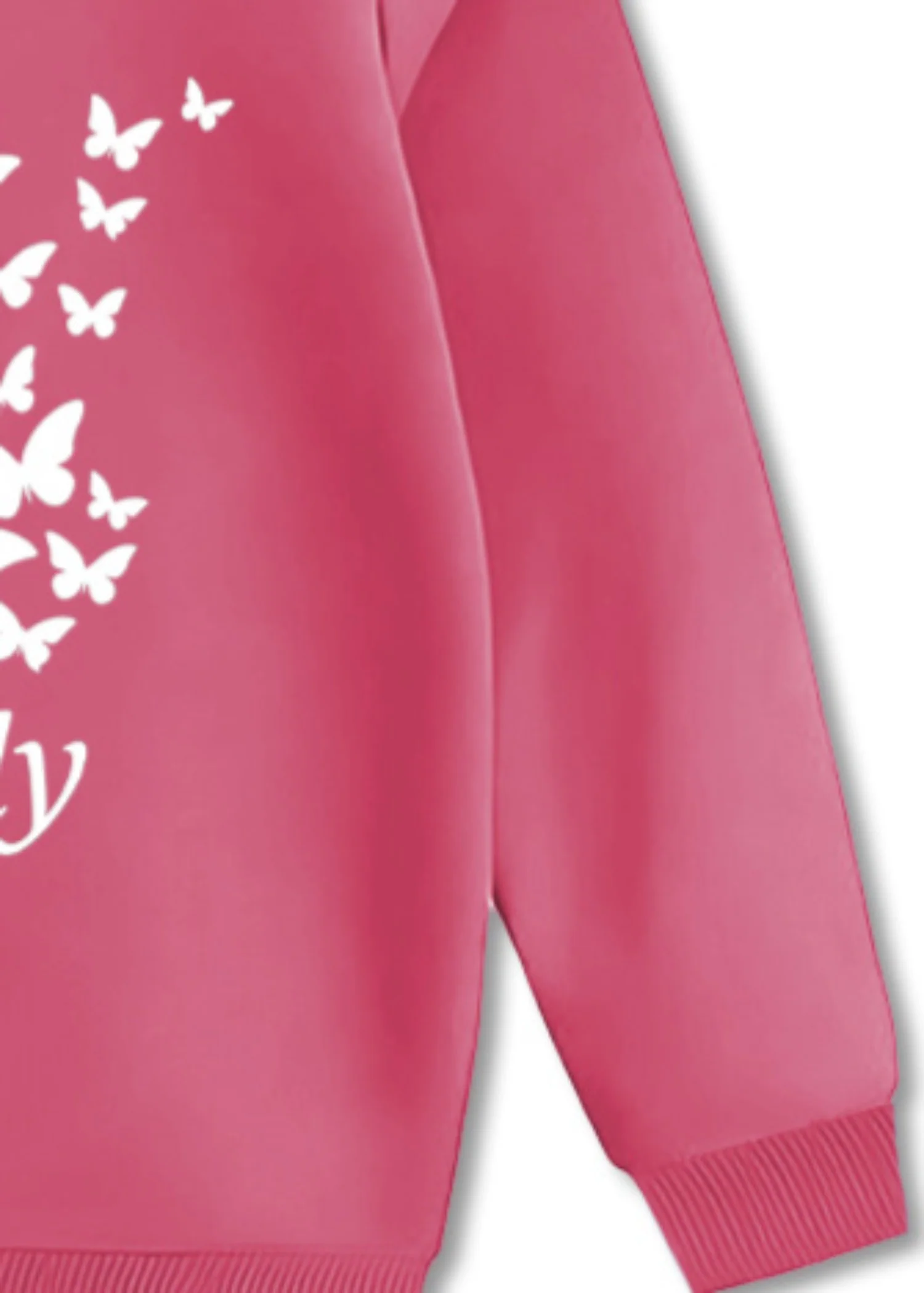 fleece Sweatshirt in Wild strawberry - view 3