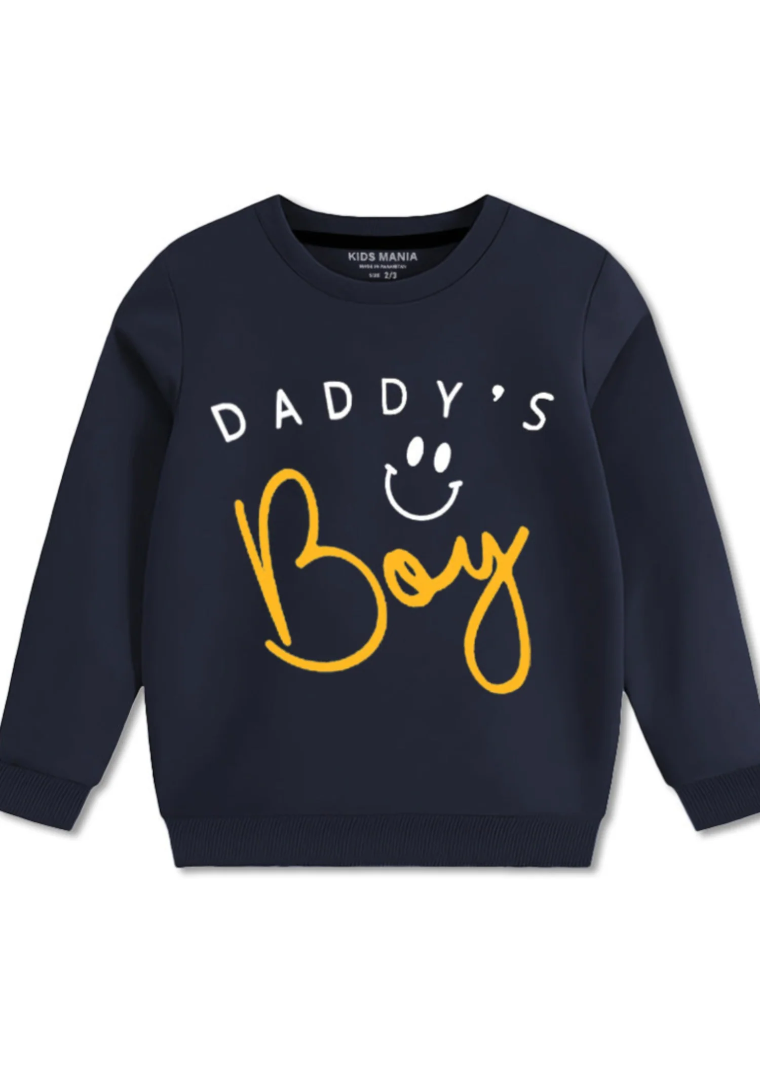 fleece Sweatshirt in Navy blue