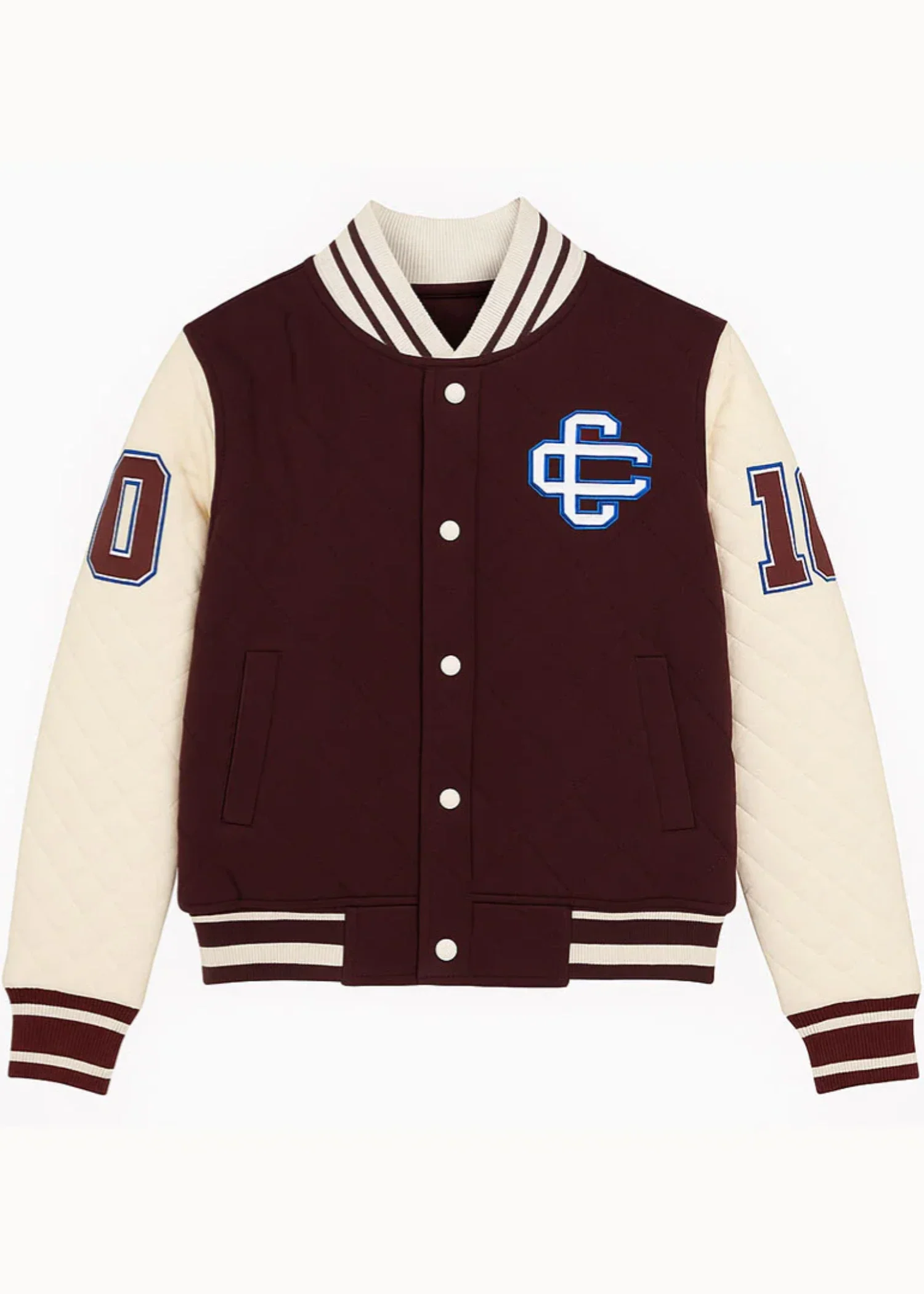 fleece Jacket in Maroon
