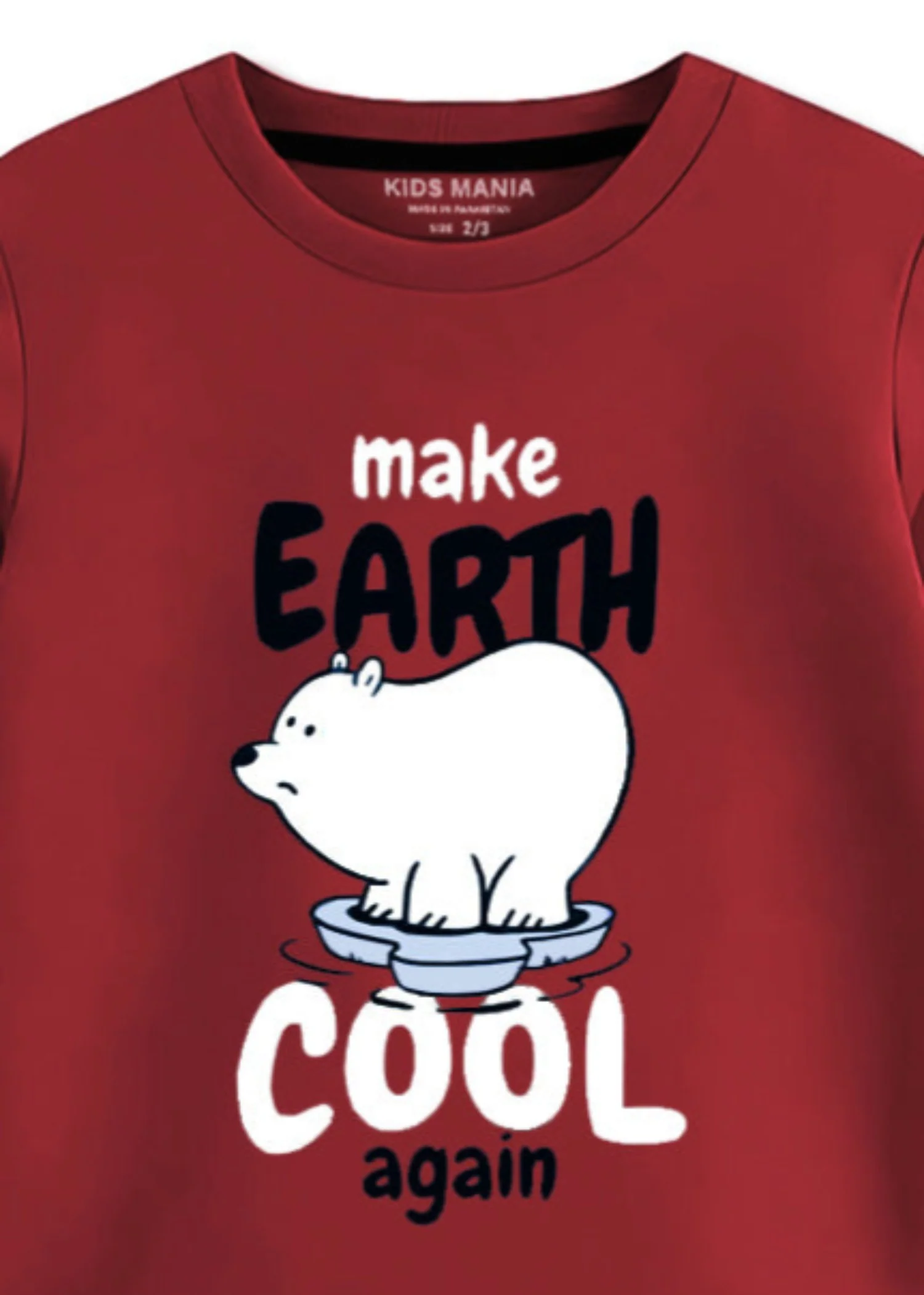 fleece Sweatshirt in Red - view 2