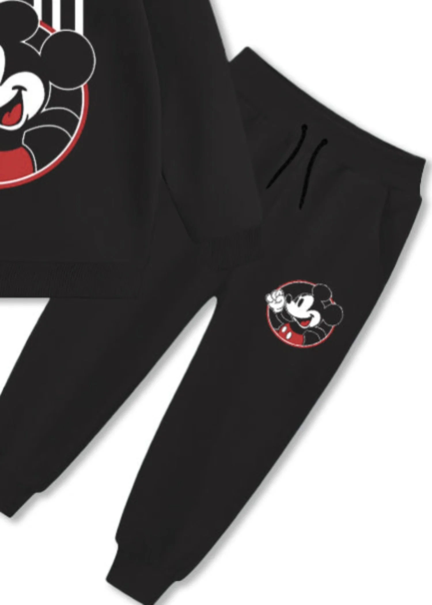 fleece Tracksuit in Charcoal black - view 3