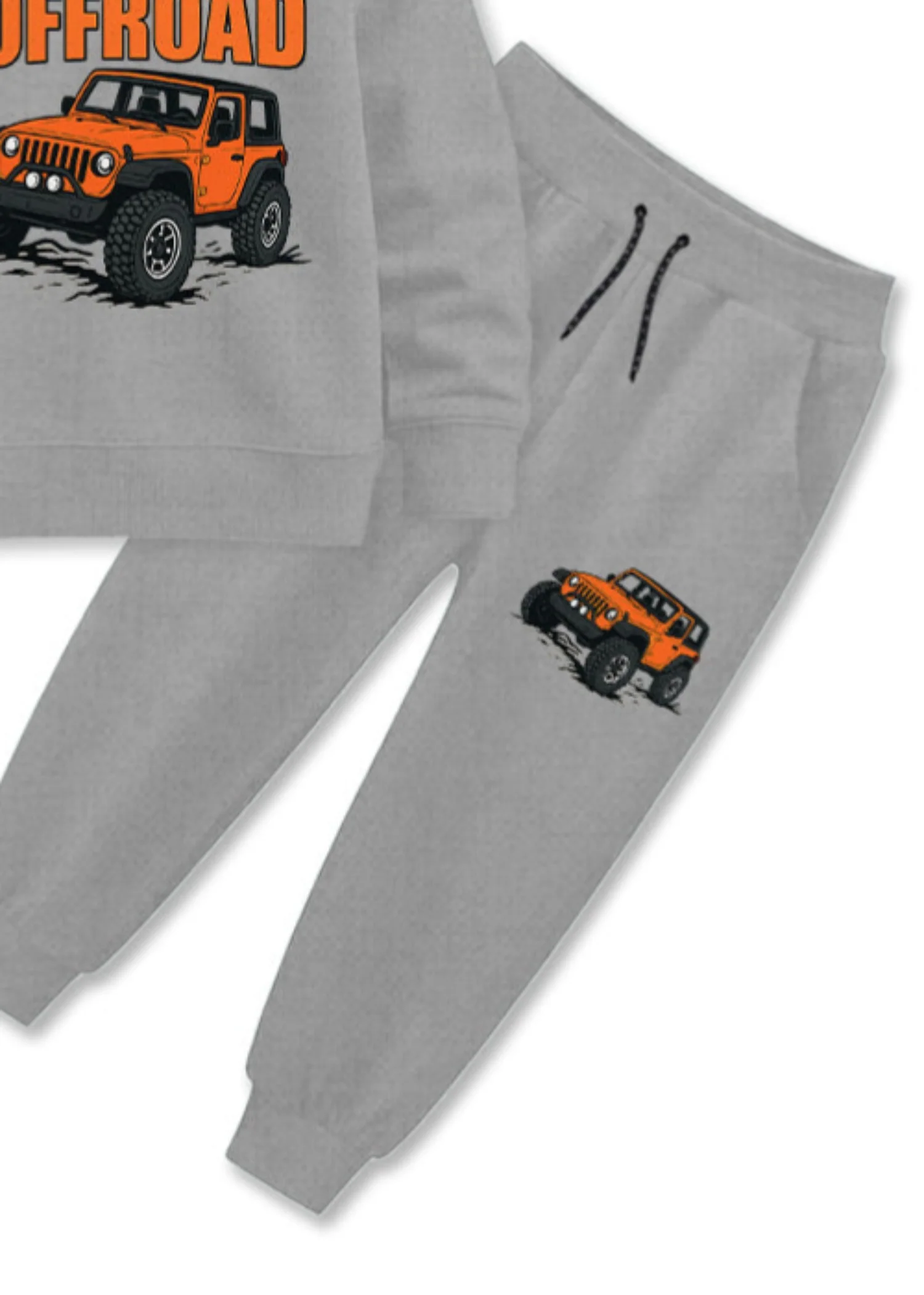 fleece Tracksuit in Grey - view 3