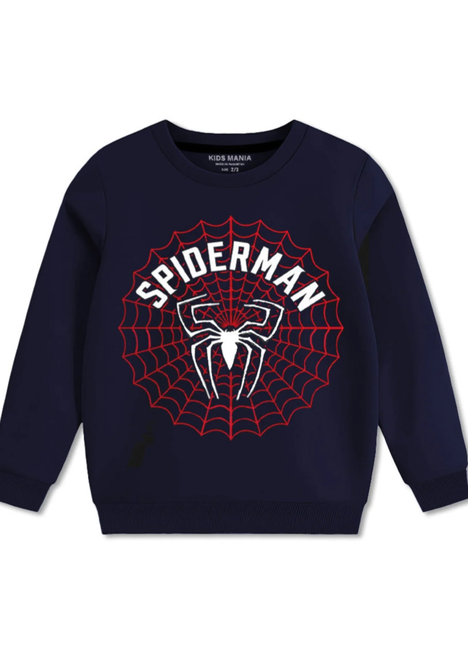 fleece Sweatshirt in Navy blue