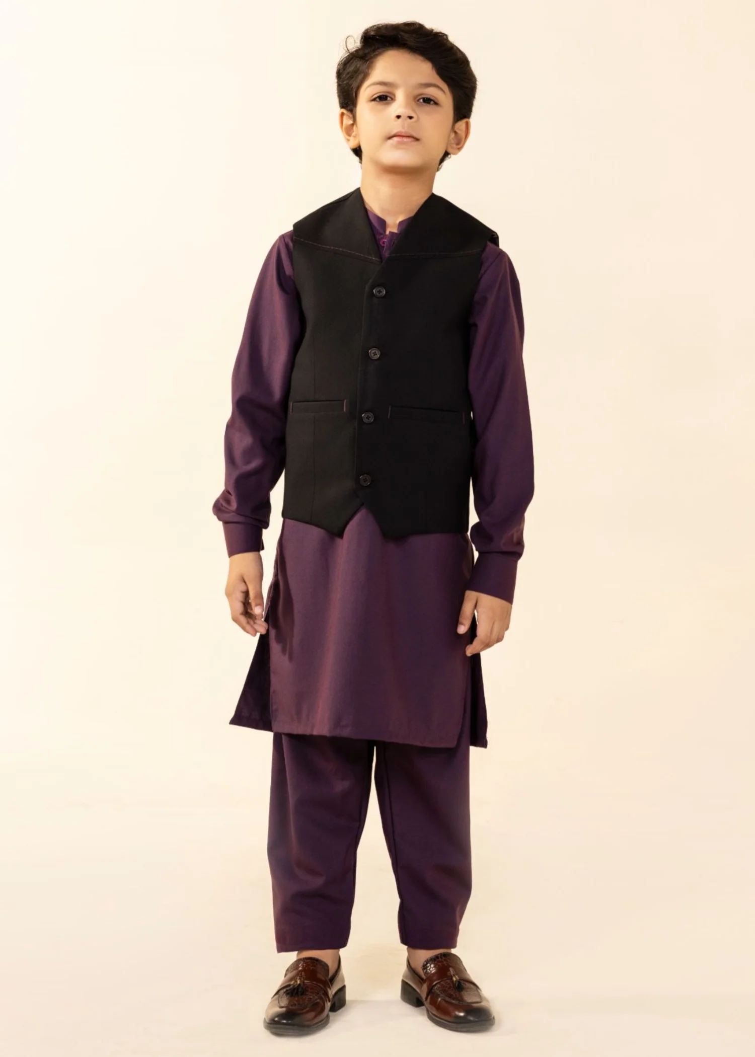wash & wear Waistcoat in Black