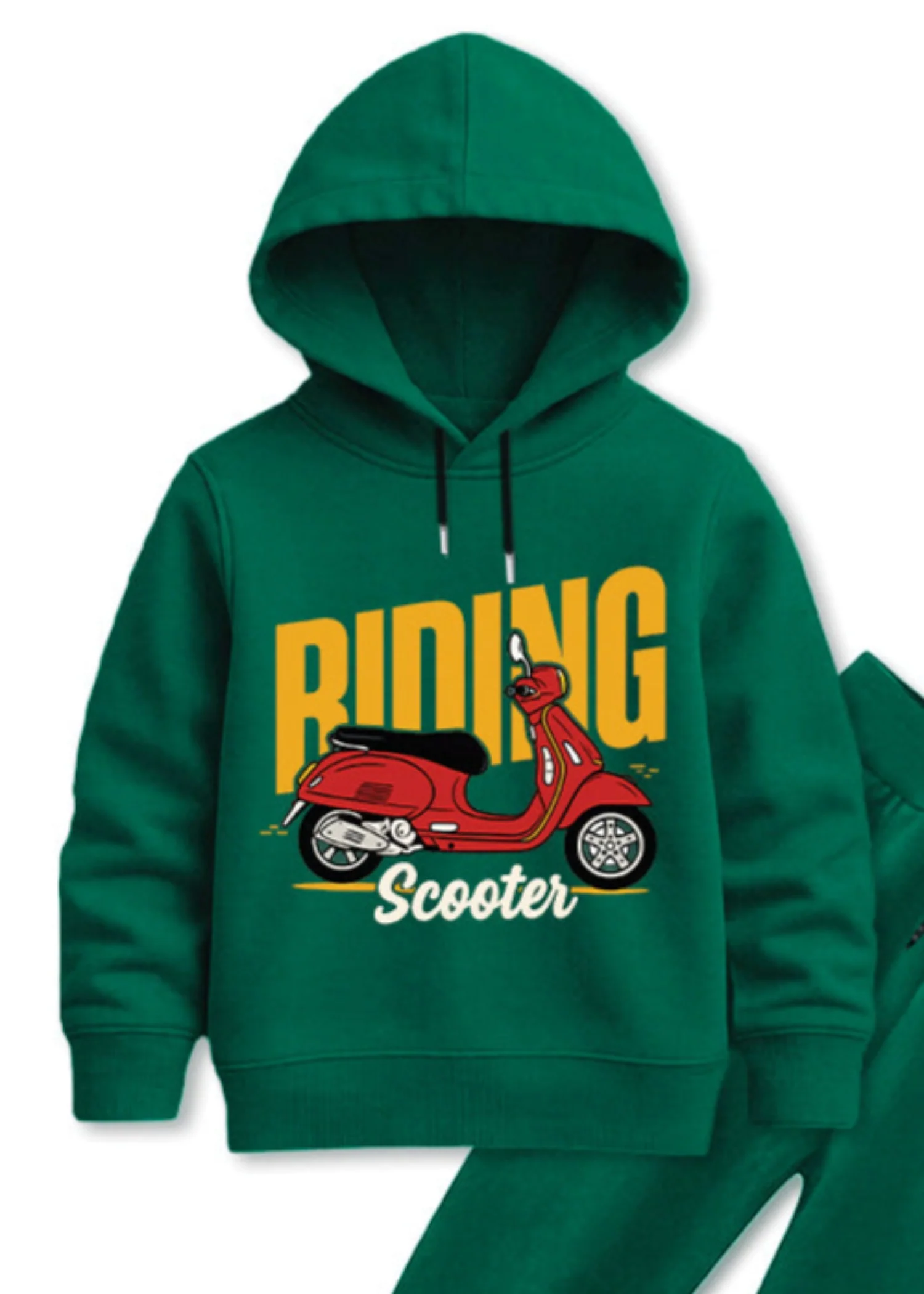 fleece Tracksuit in Green - view 2