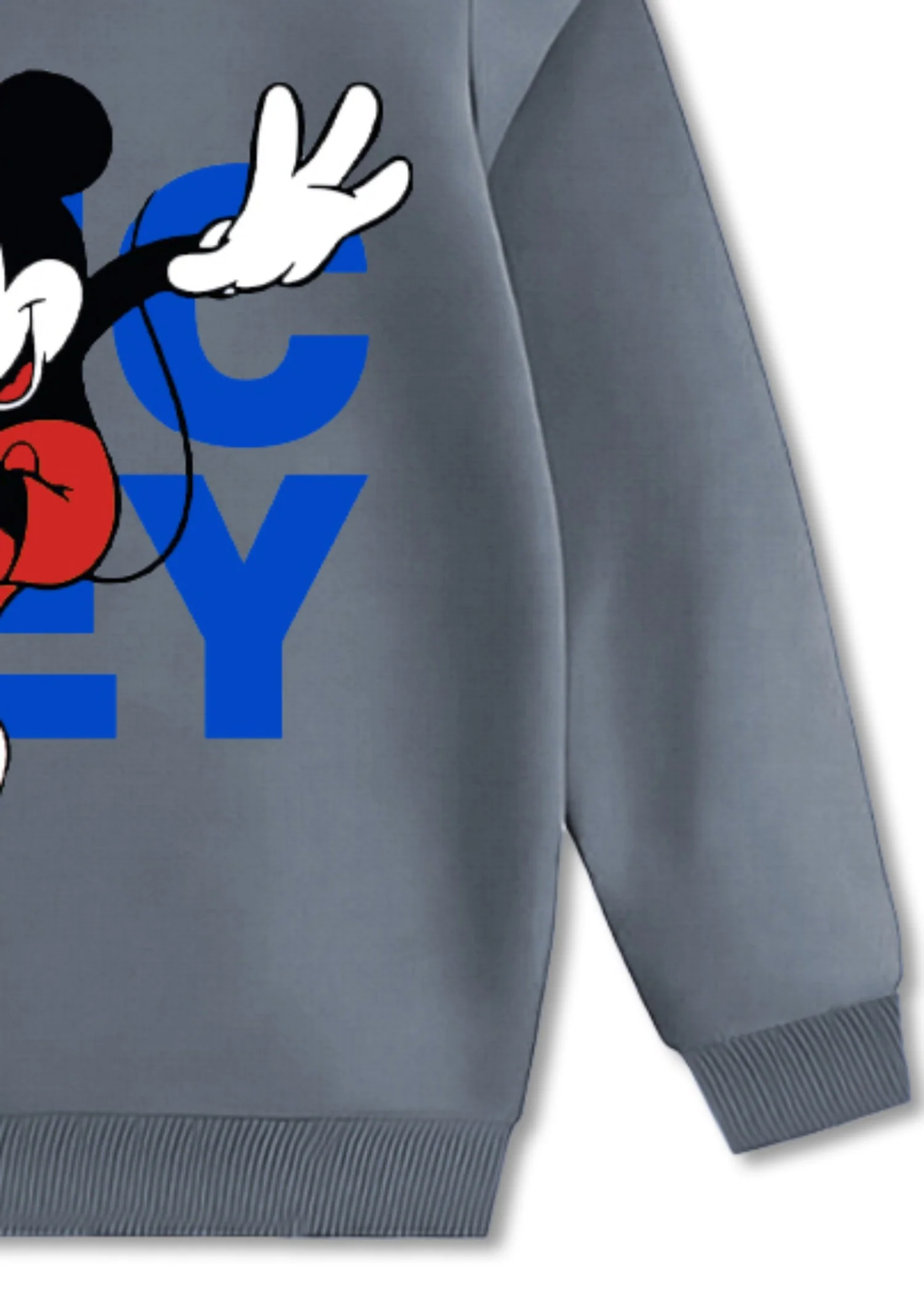 fleece Sweatshirt in Shadow blue - view 3