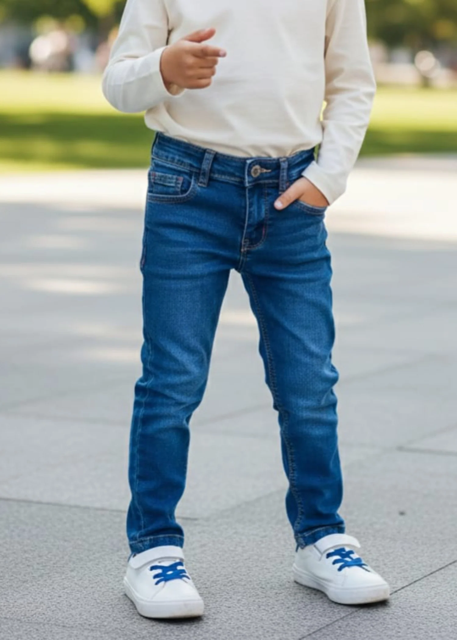 stretch denim Jeans in Blue
