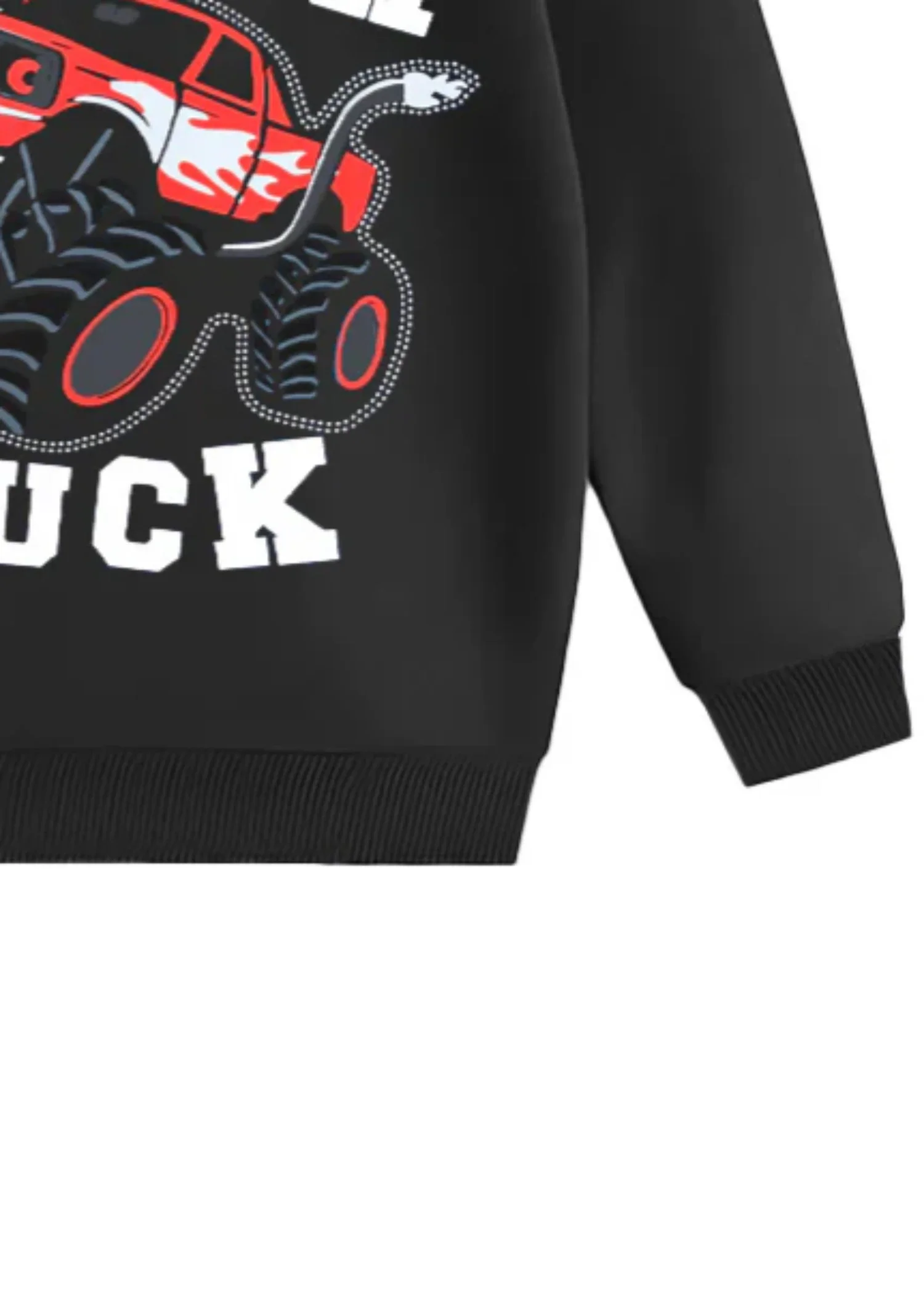 fleece Sweatshirt in Charcoal - view 3