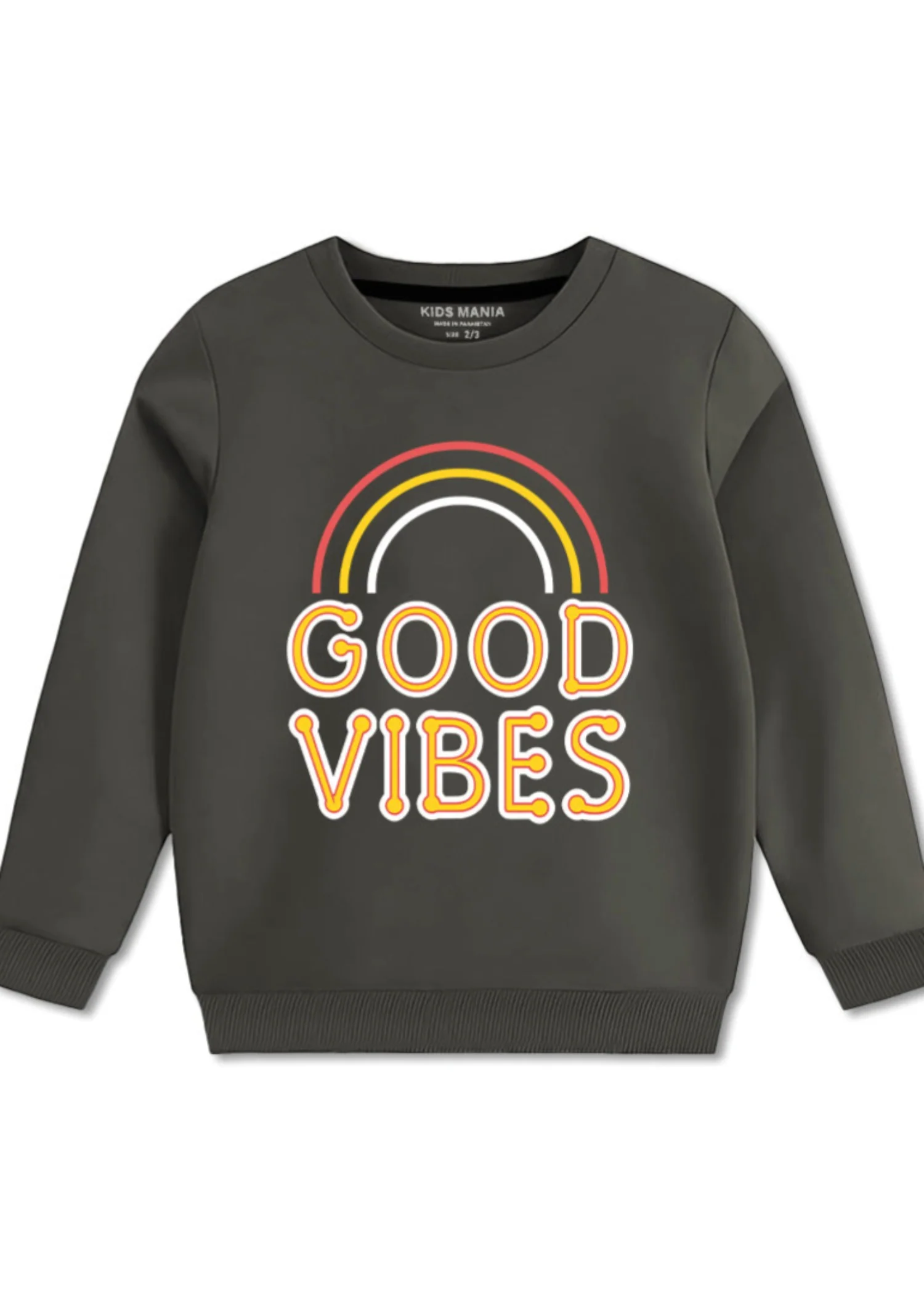 fleece Sweatshirt in Dark grey