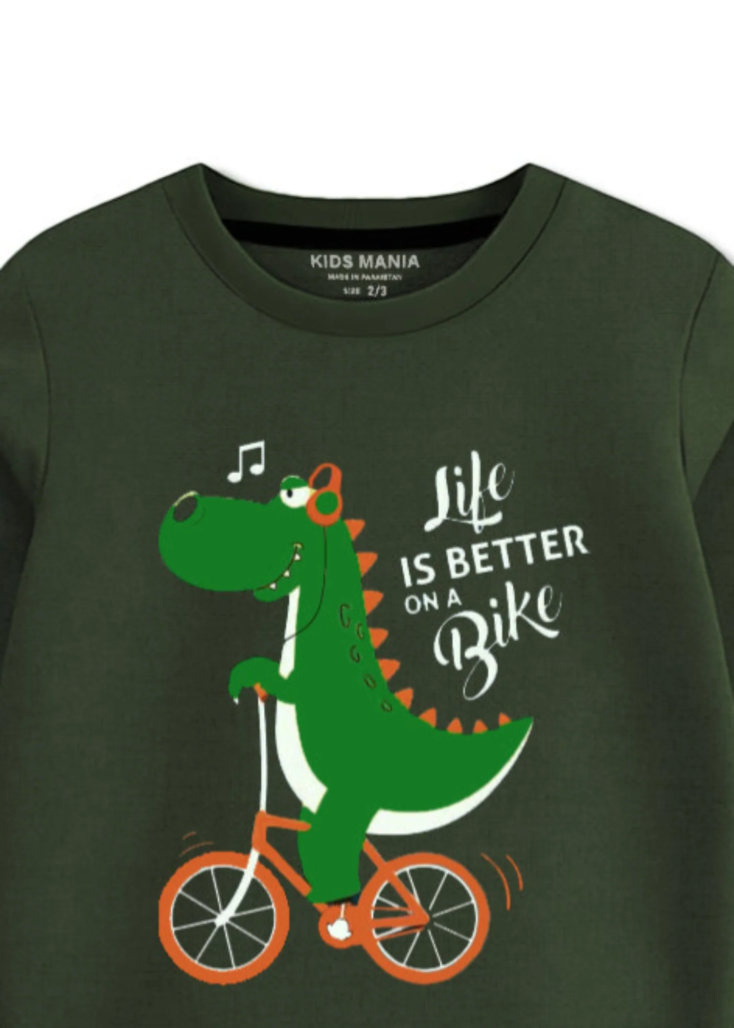 fleece Sweatshirt in Green - view 2