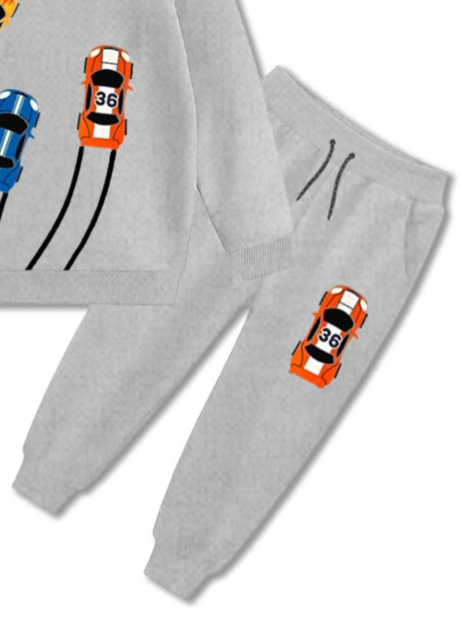 fleece Tracksuit in Light grey - view 3