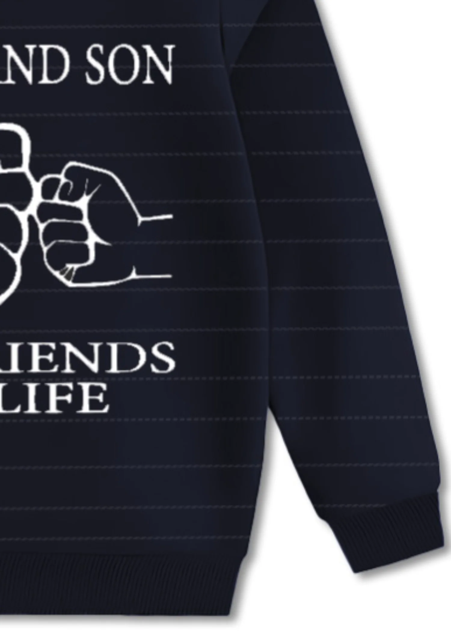 fleece Sweatshirt in Jet black - view 3
