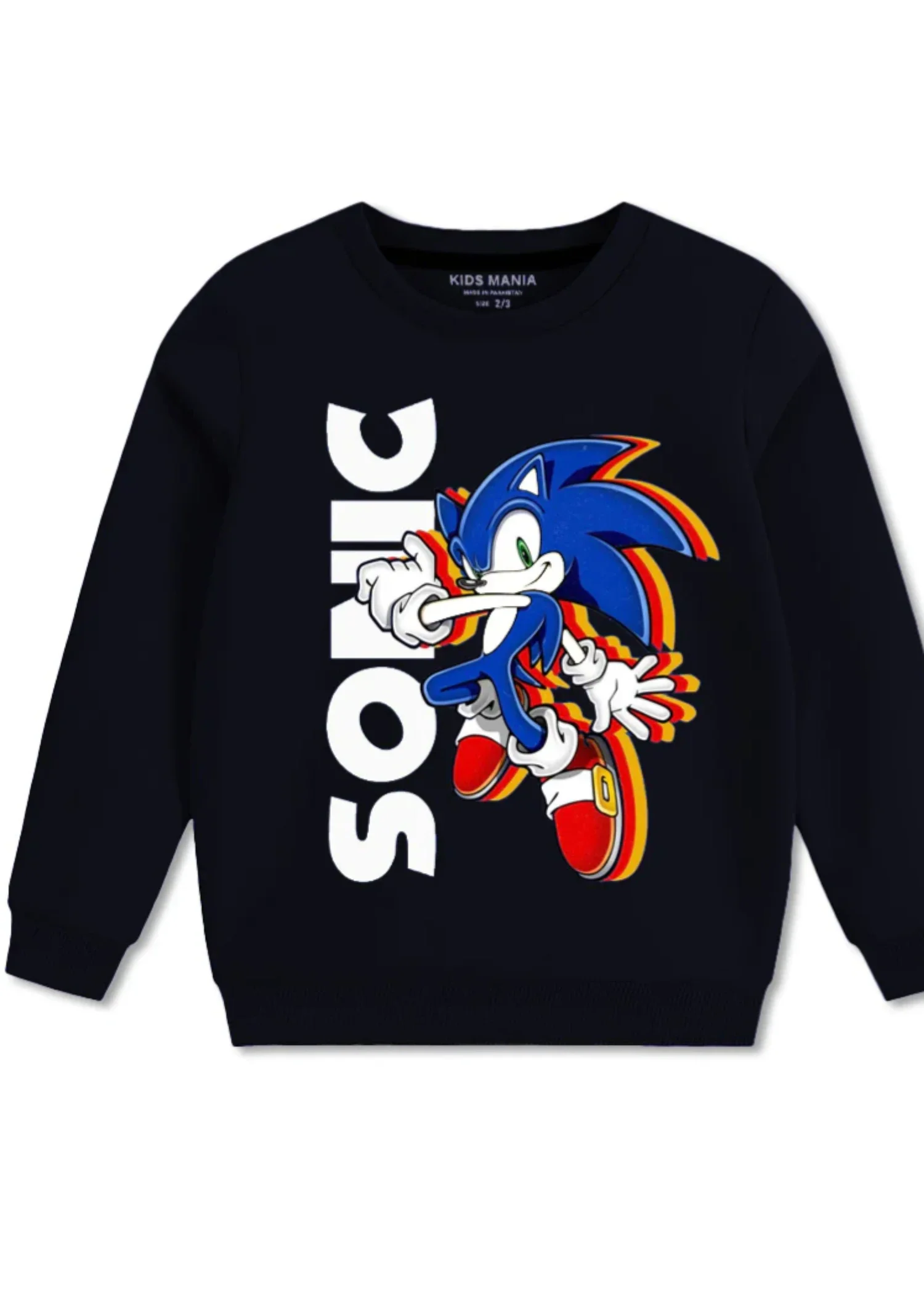 fleece Sweatshirt in Black