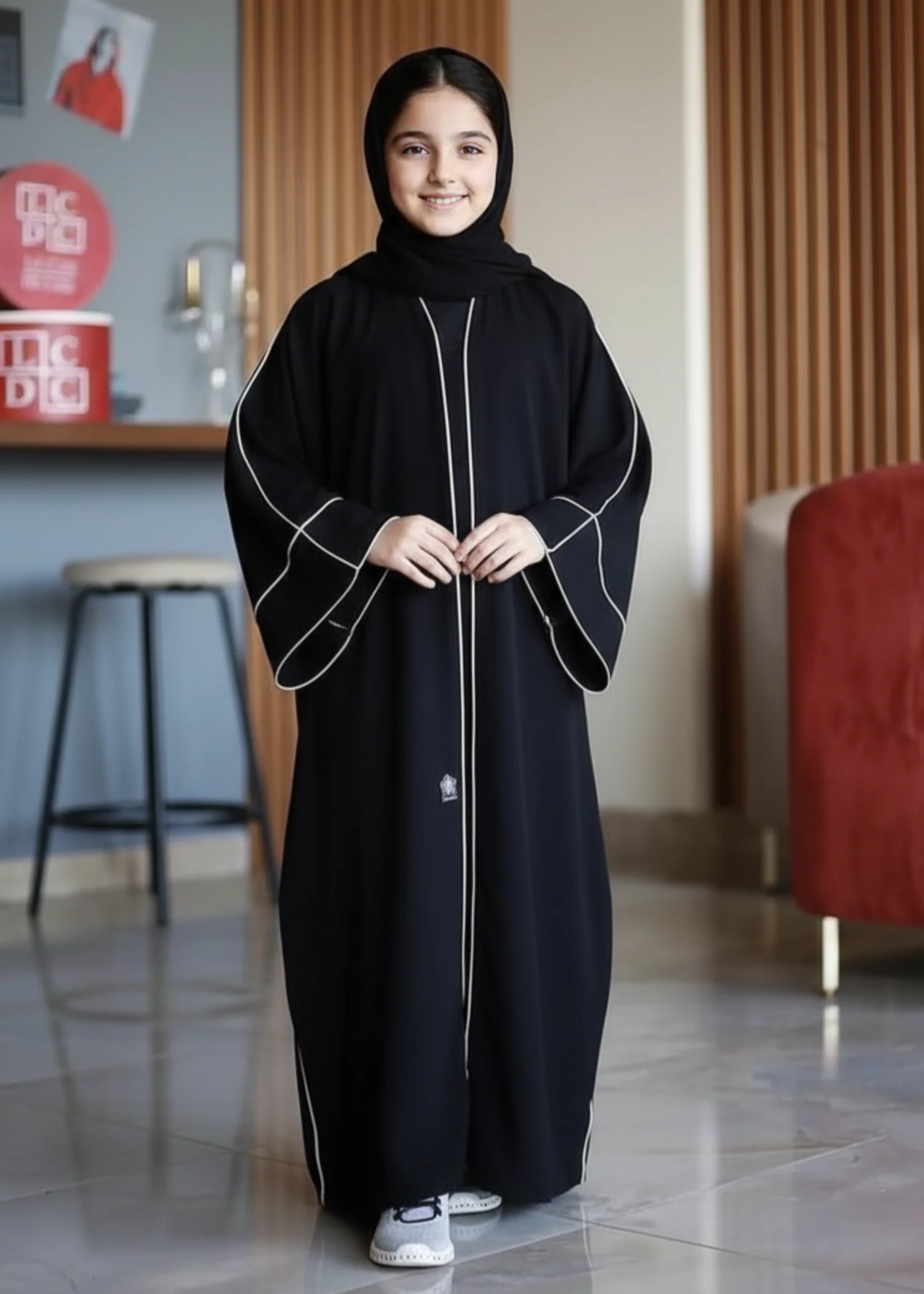 nidha Abaya in Black - view 2