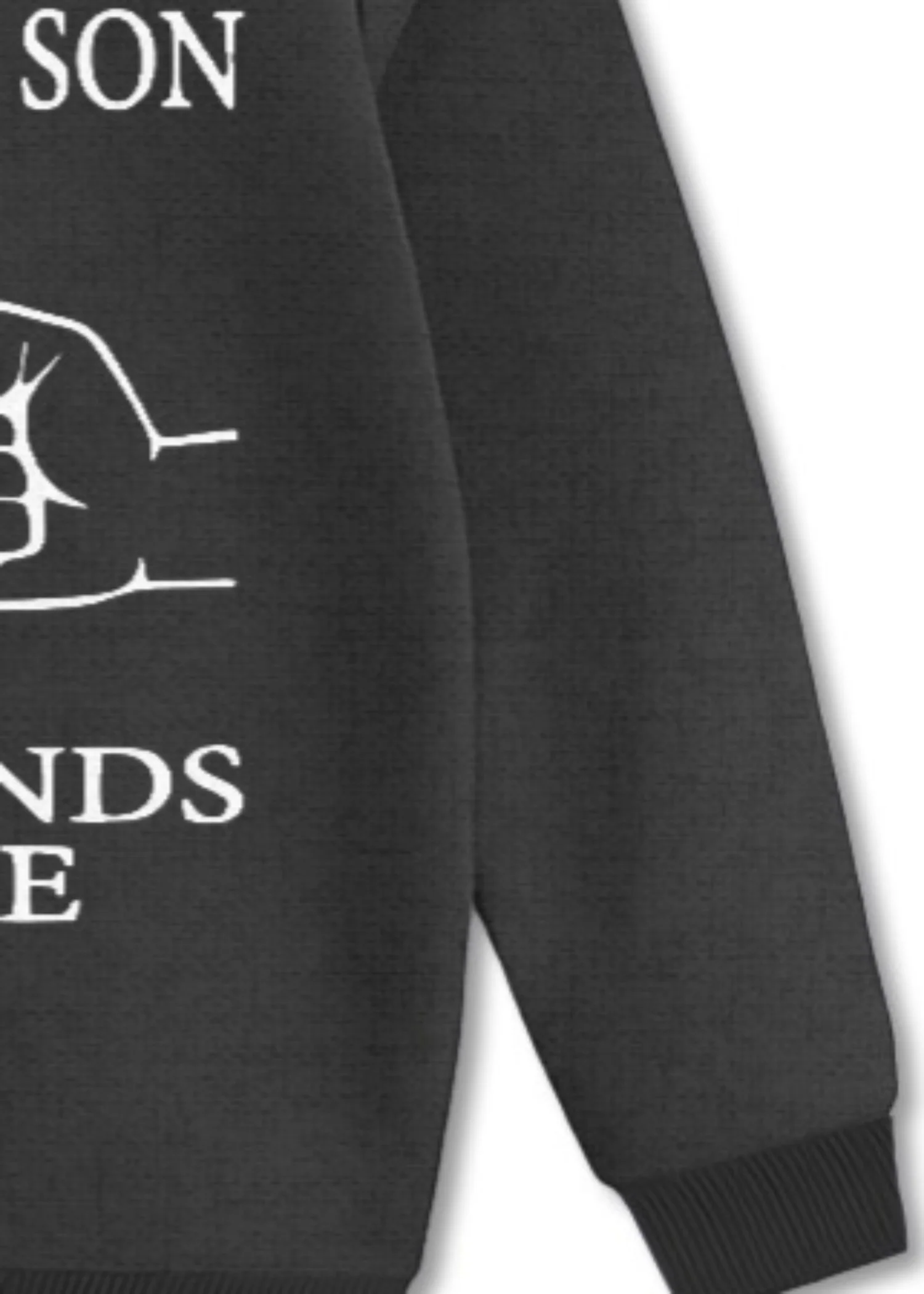 fleece Sweatshirt in Iron grey - view 3
