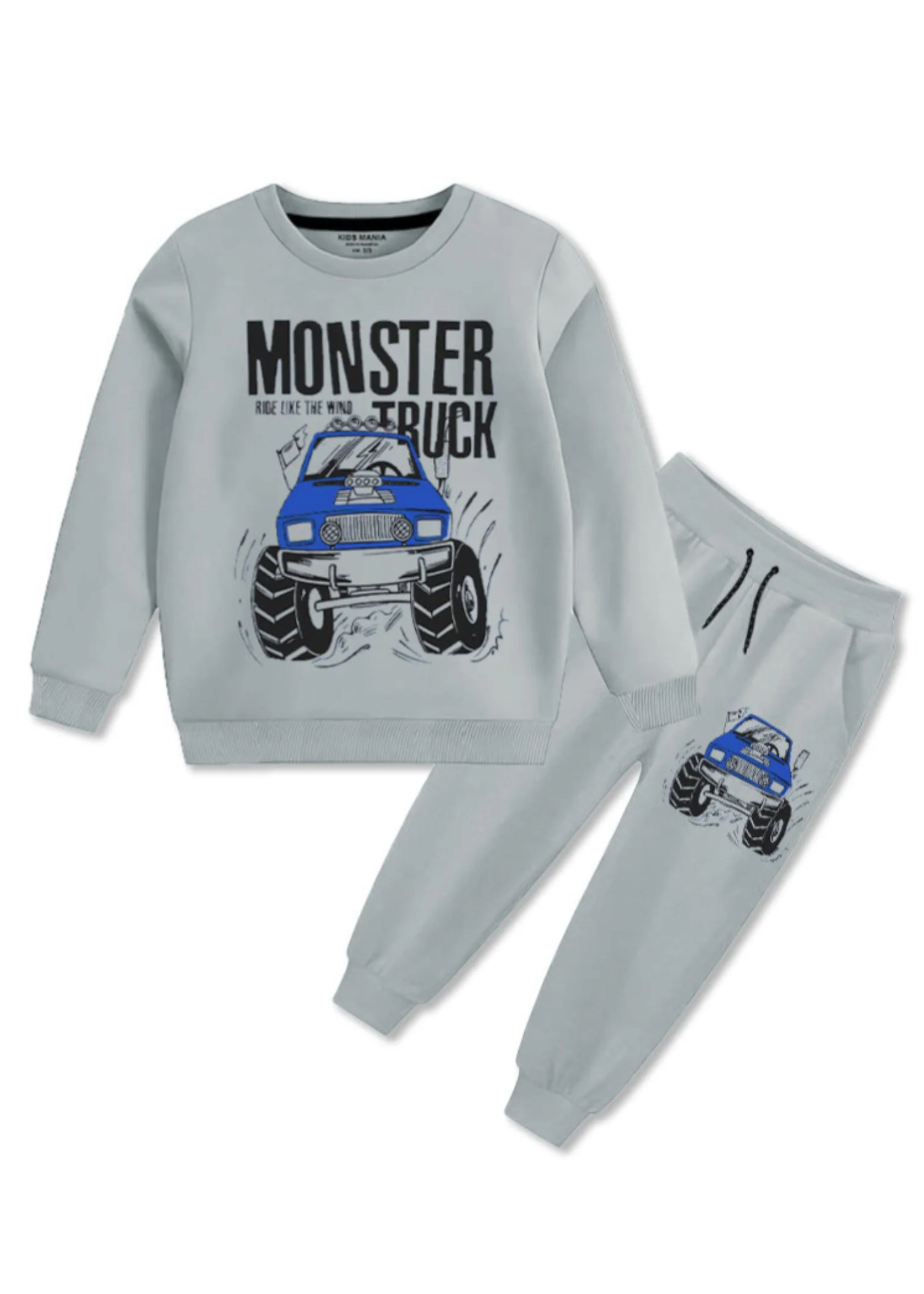 fleece Tracksuit in Grey