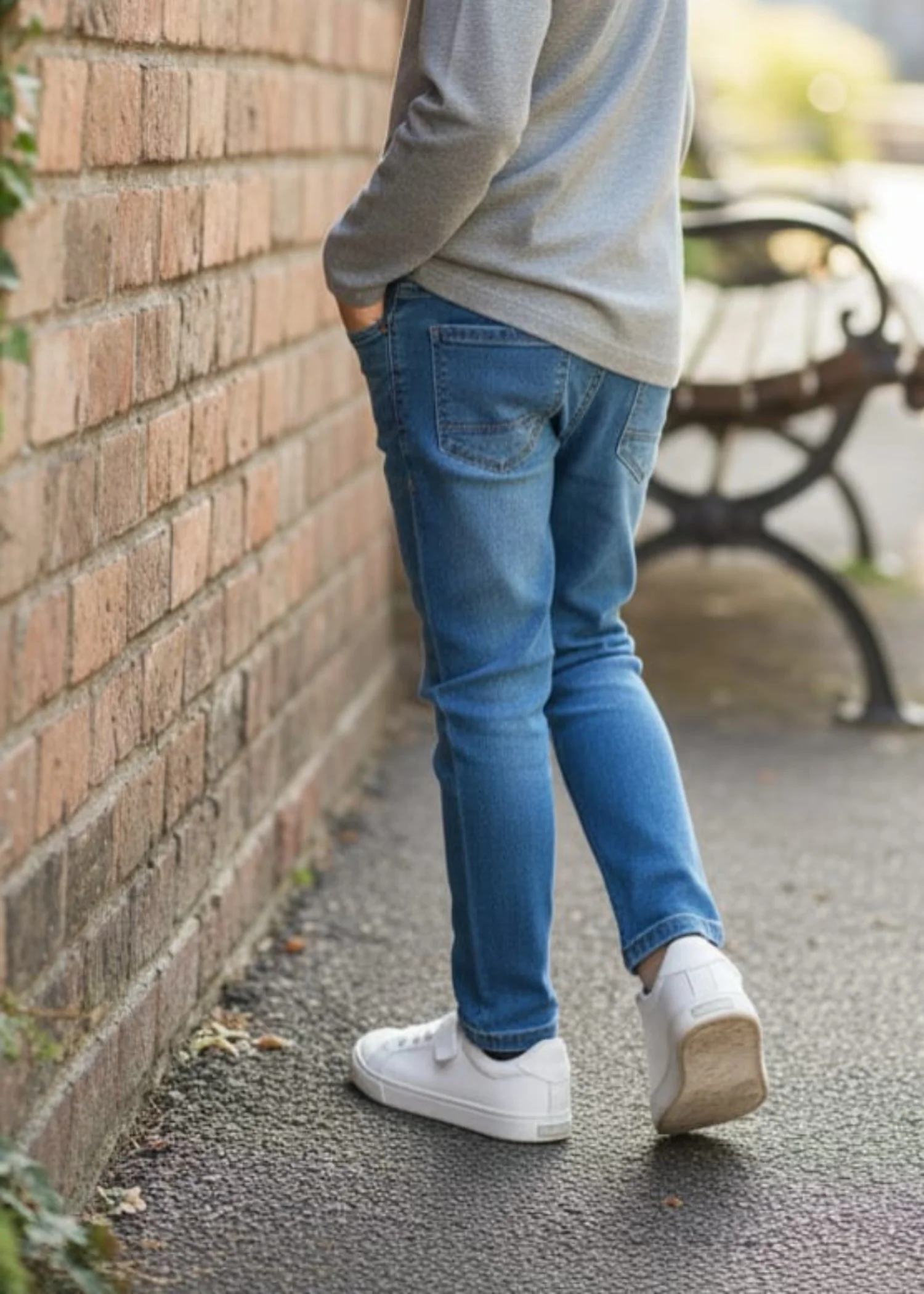 stretch denim Jeans in Denim - view 2