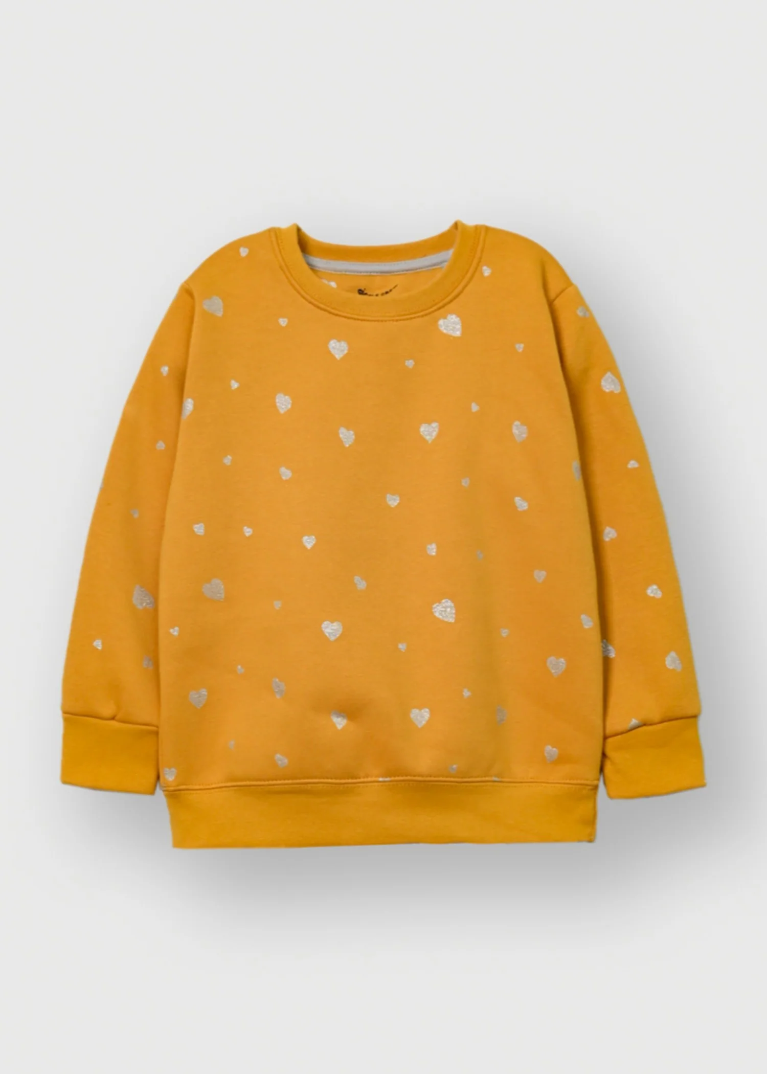fleece Sweatshirt in Mustard