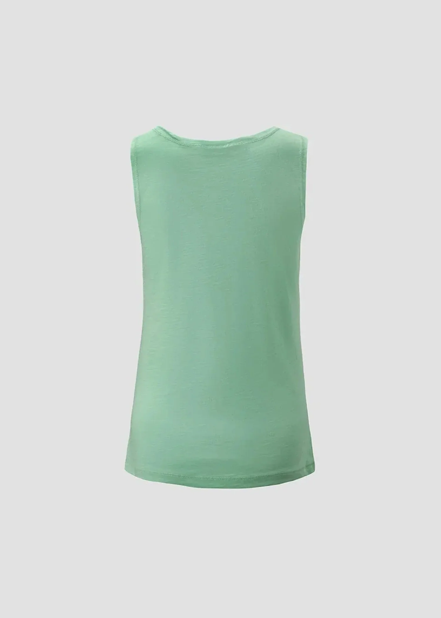 cotton jersey Tank Top in Mint green - view 3
