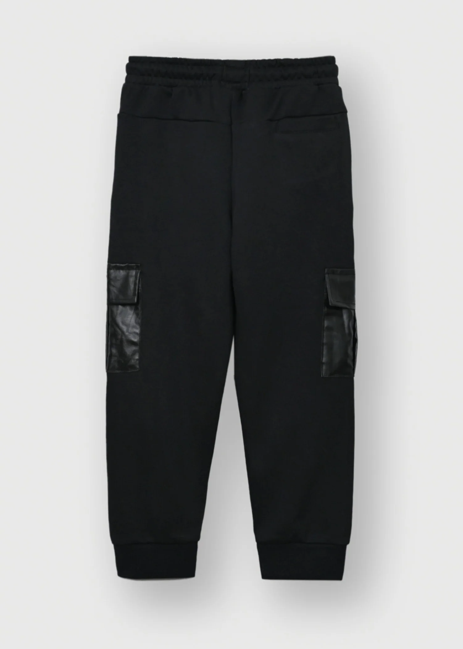 fleece Trousers in Black - view 2