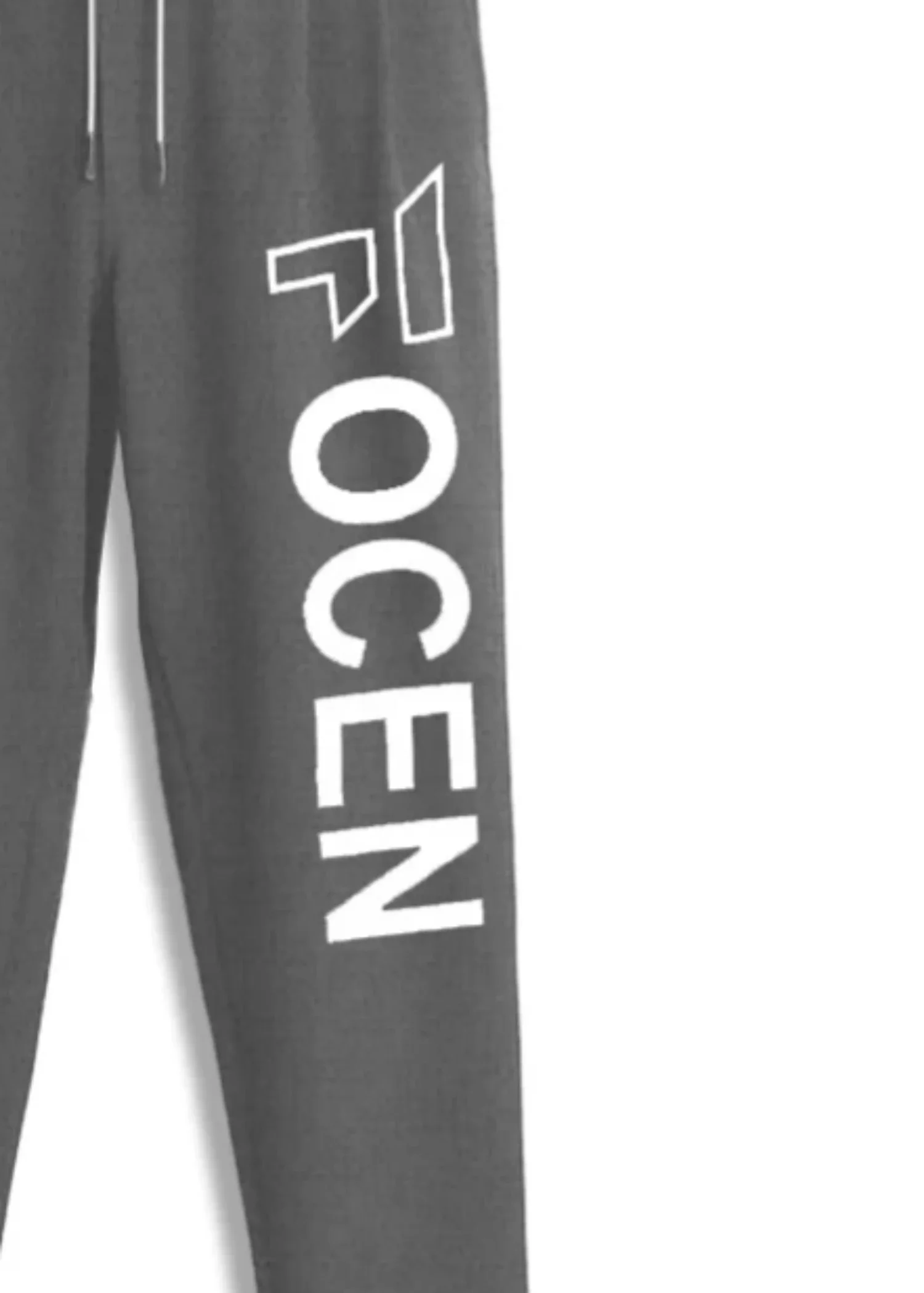 cotton jersey Trousers in Dark grey - view 3