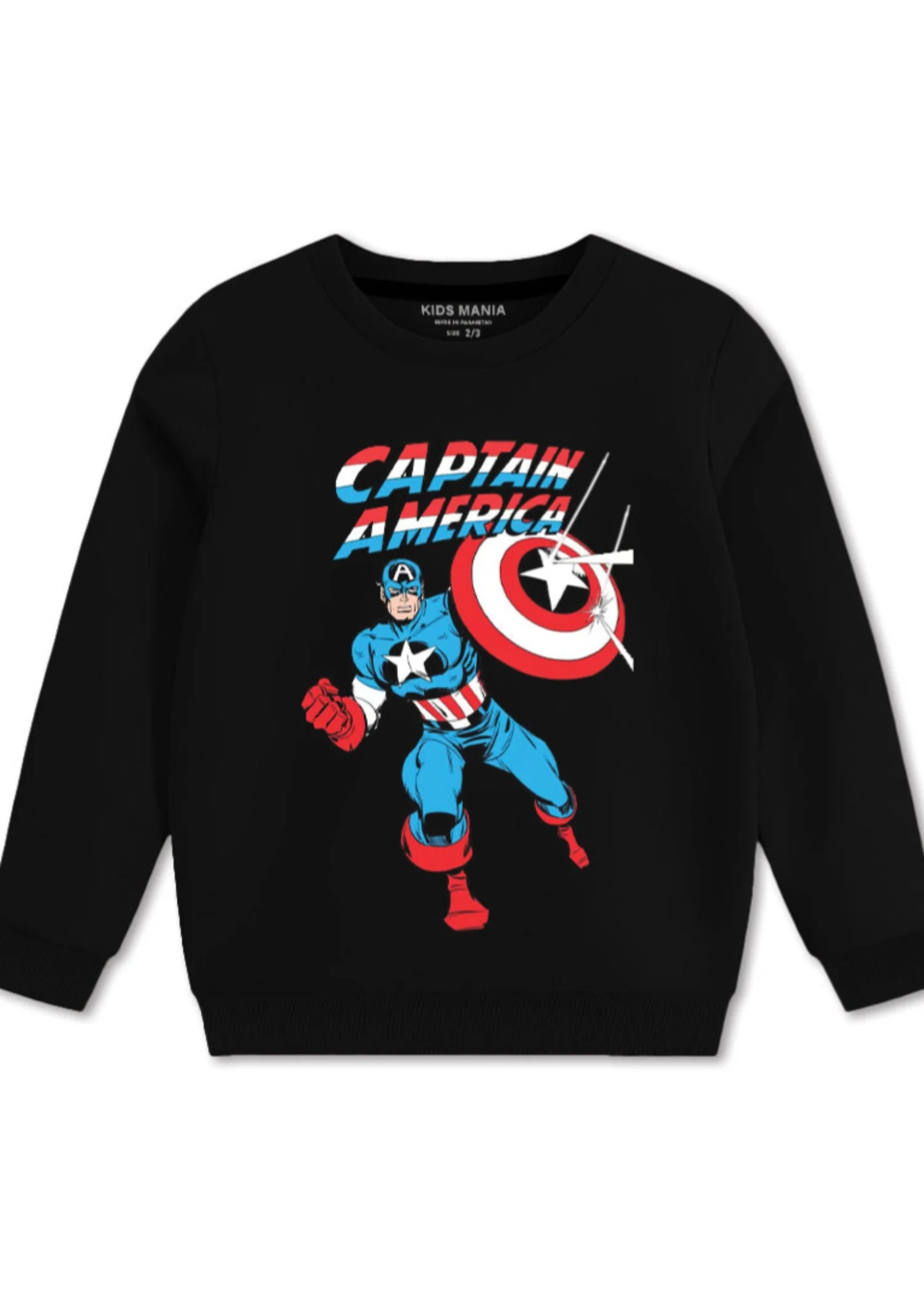 fleece Sweatshirt in Black - view 4