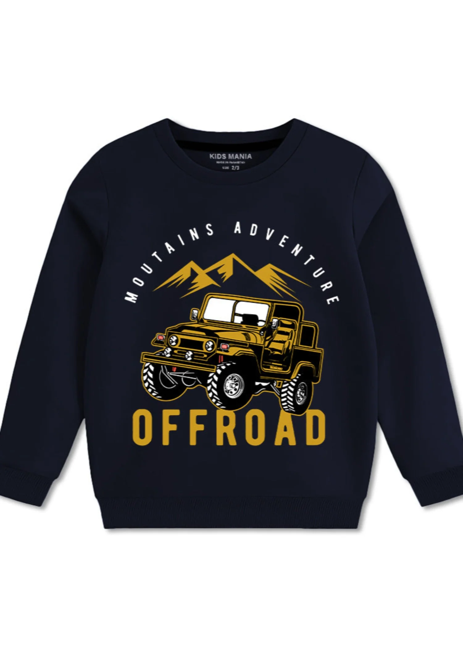 fleece Sweatshirt in Navy blue - view 4