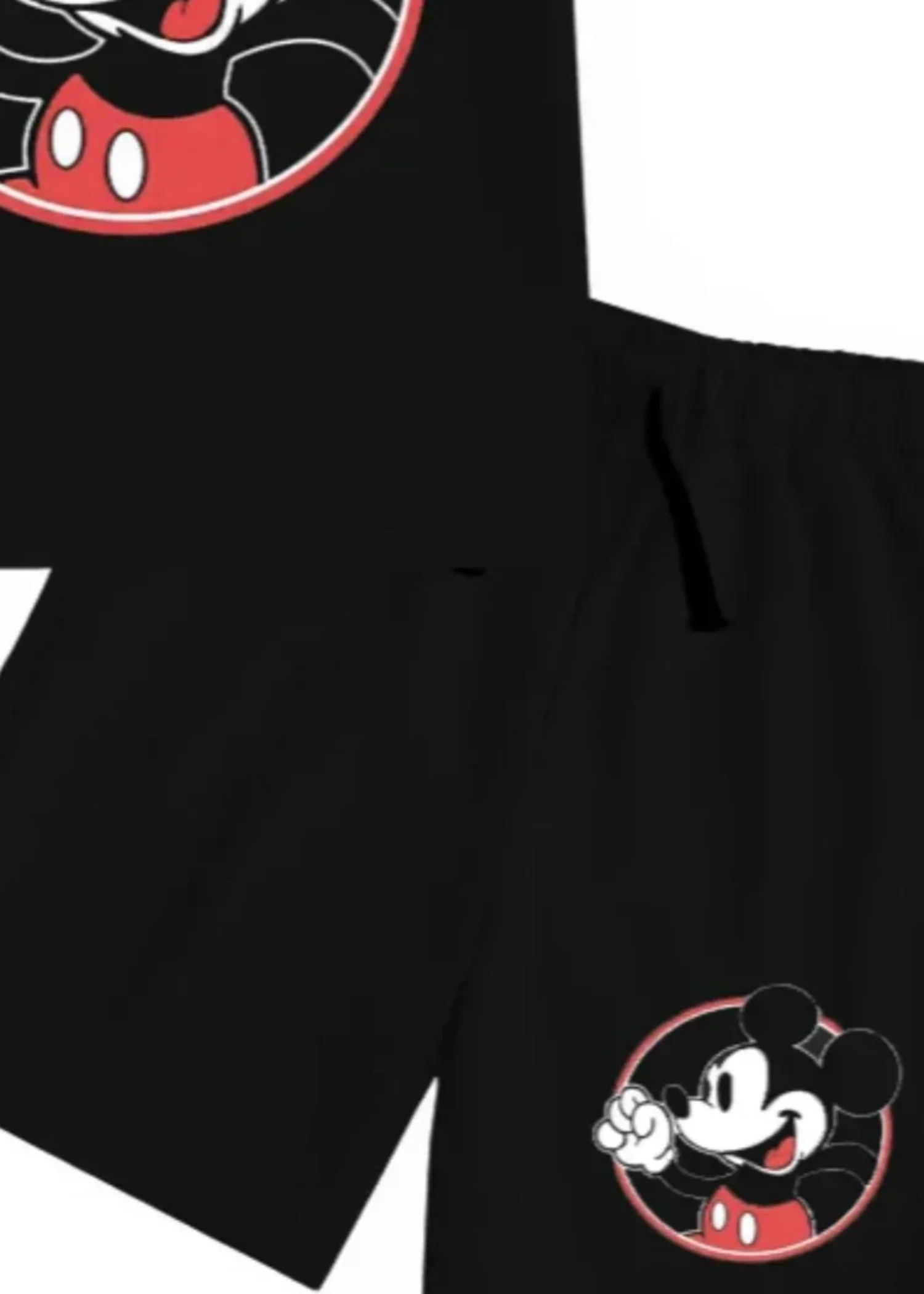 cotton Co ord Sets in Black - view 3