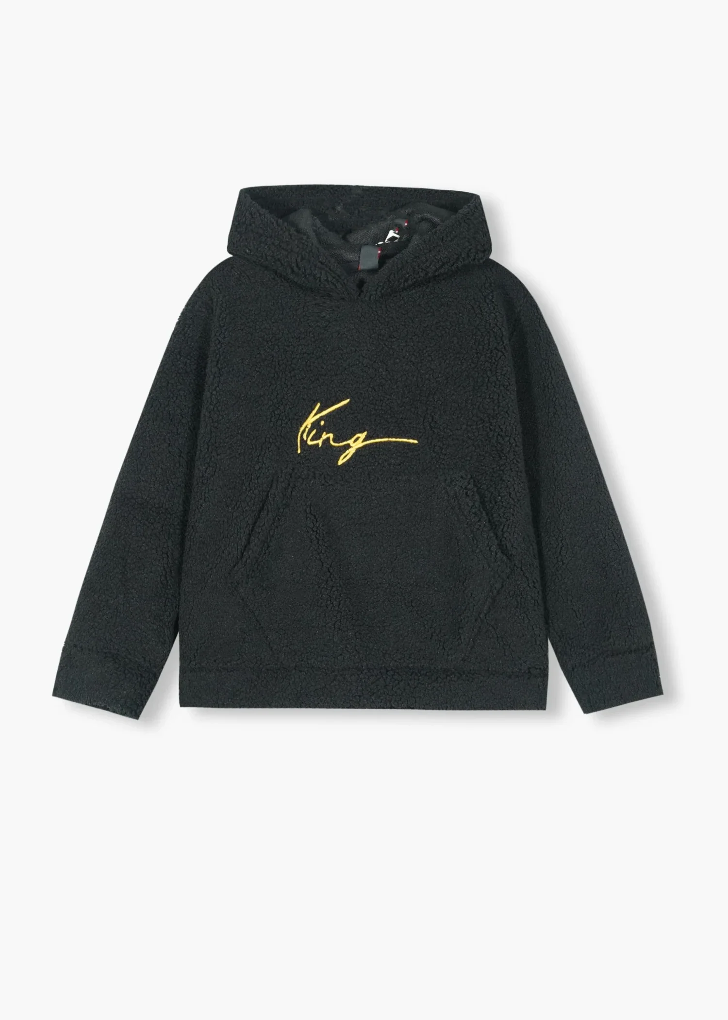 fleece Hoodie in Black - view 5