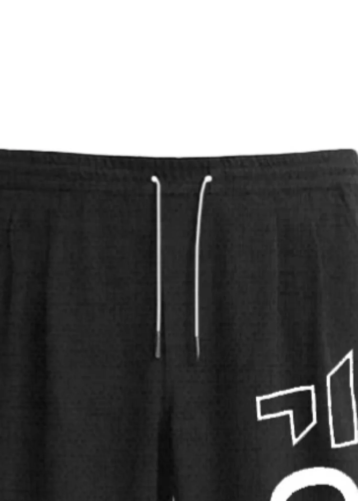 cotton jersey Trousers in Black - view 2
