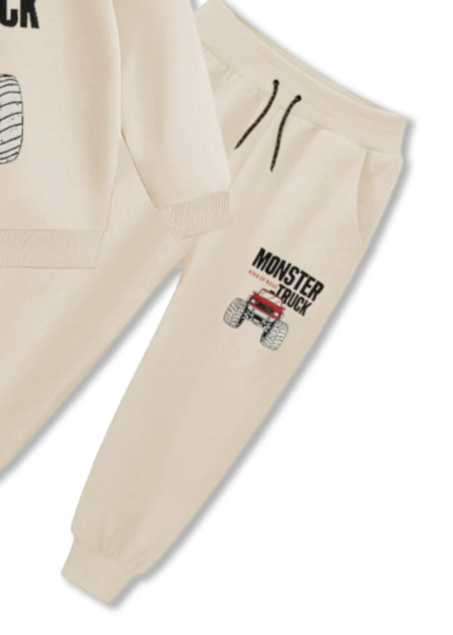 fleece Tracksuit in Beige - view 3