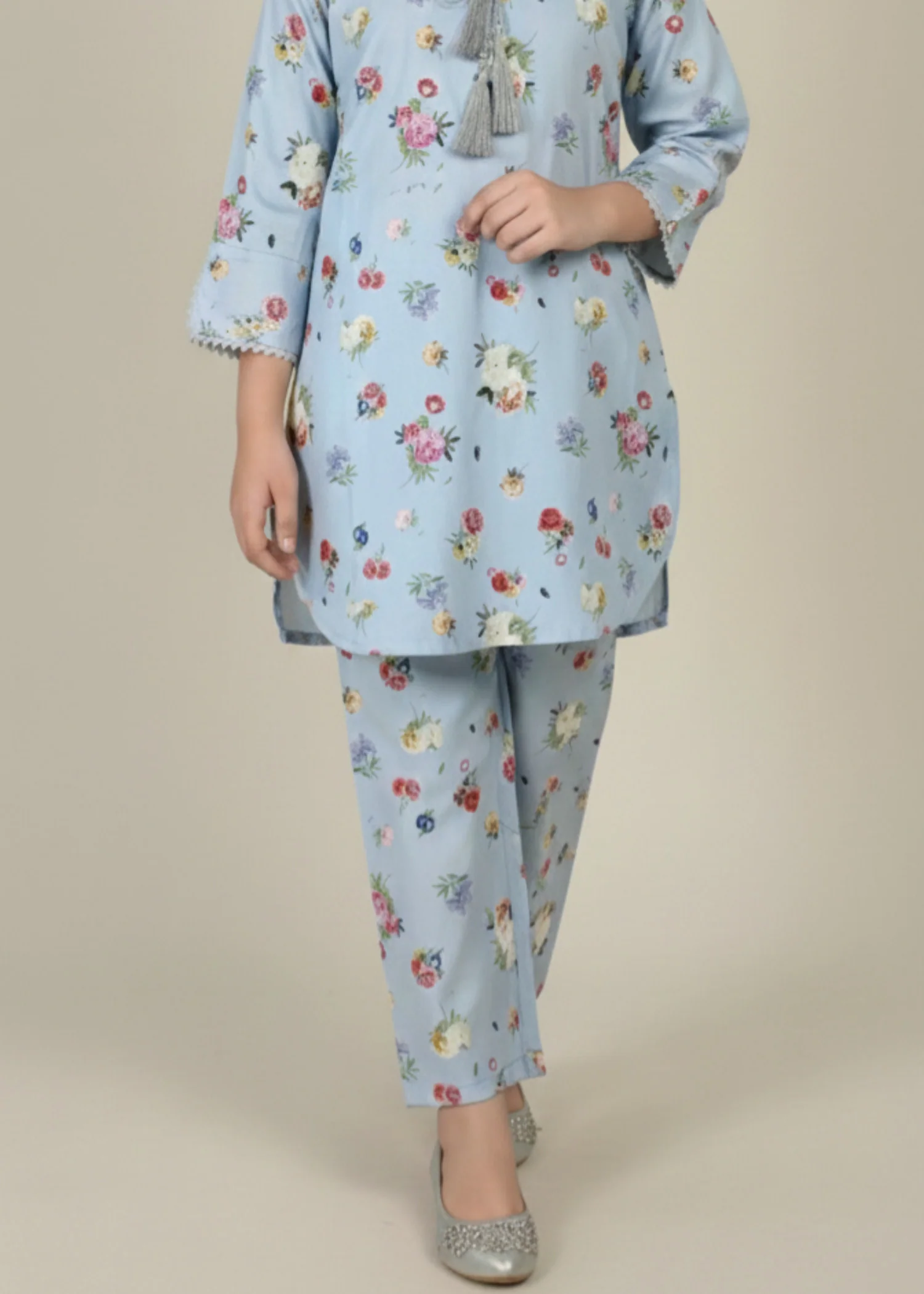 Co Ord Sets in Sky blue - view 2