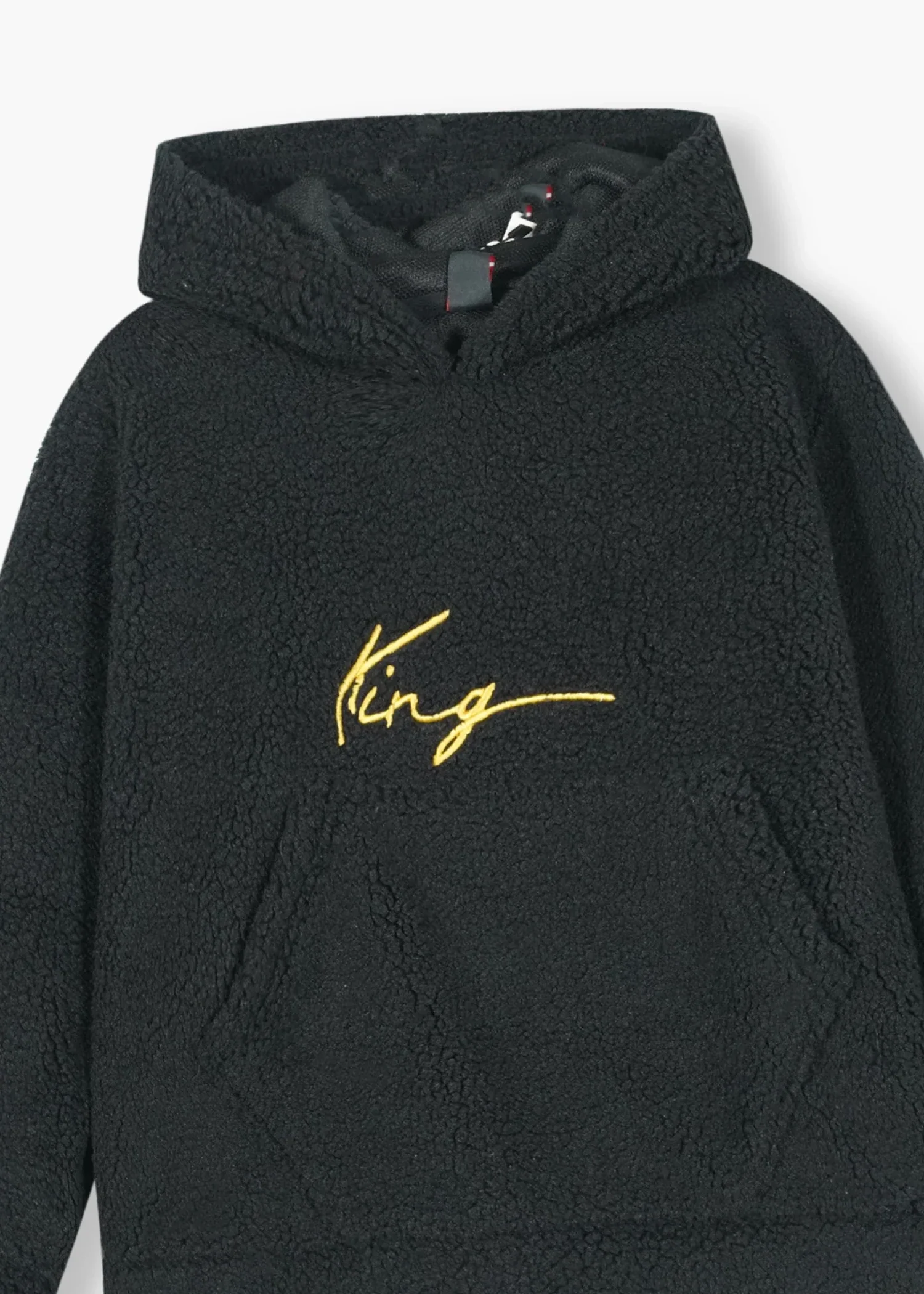 fleece Hoodie in Black - view 2