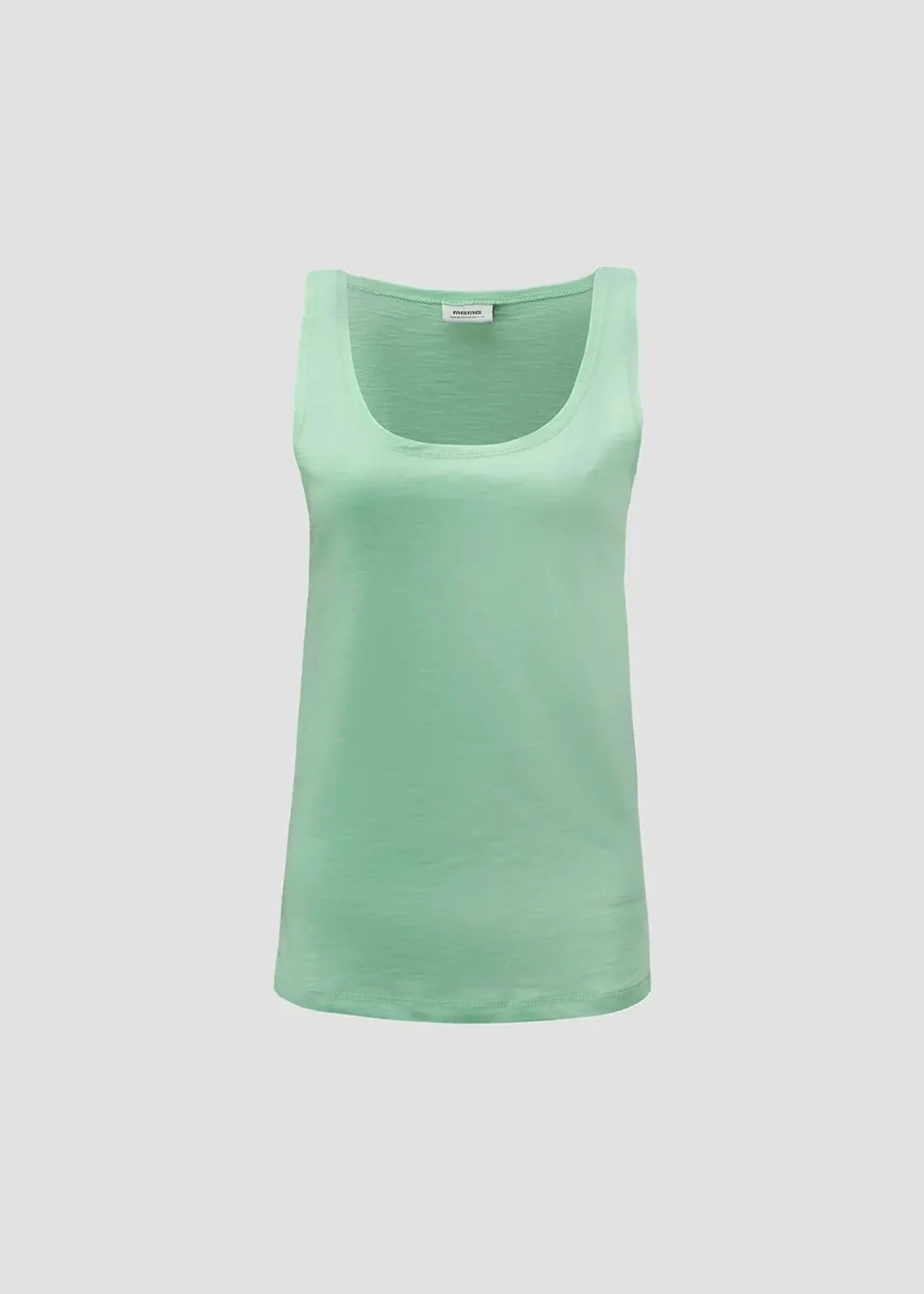 cotton jersey Tank Top in Mint green - view 4
