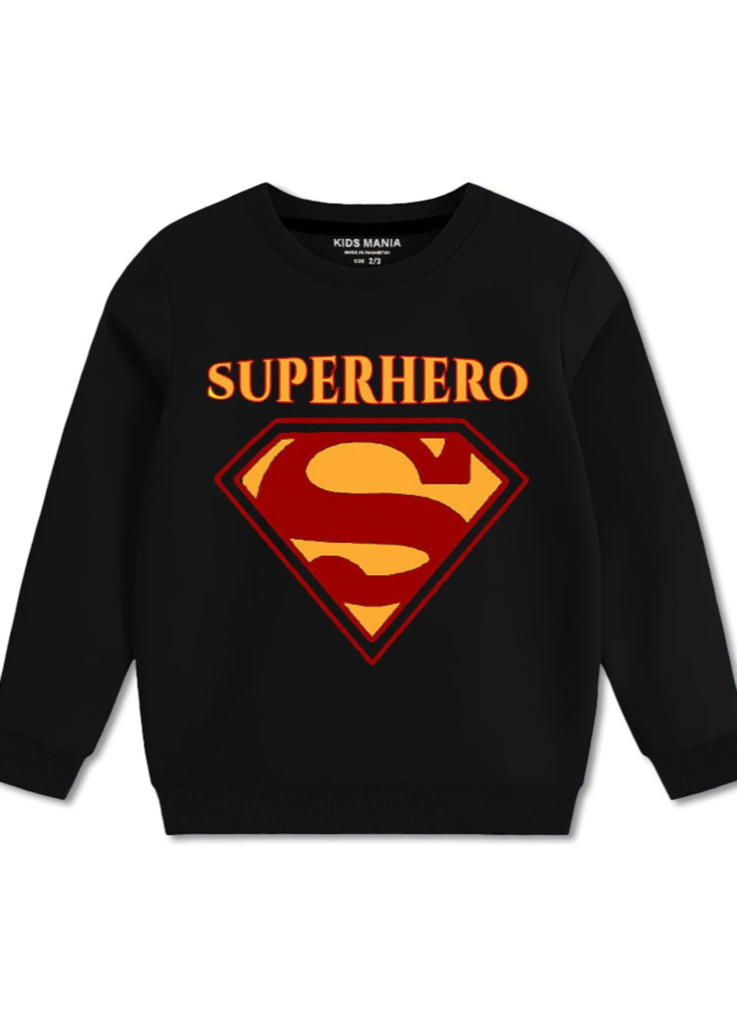 fleece Sweatshirt in Black - view 4