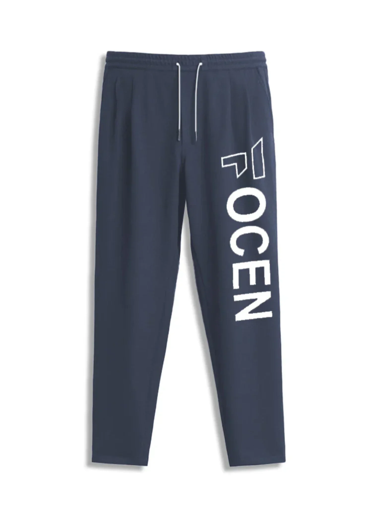 cotton jersey Trousers in Blue