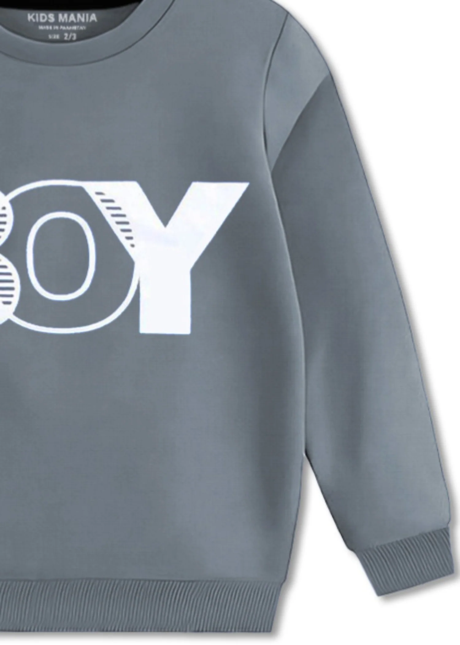 fleece Sweatshirt in Grey - view 3