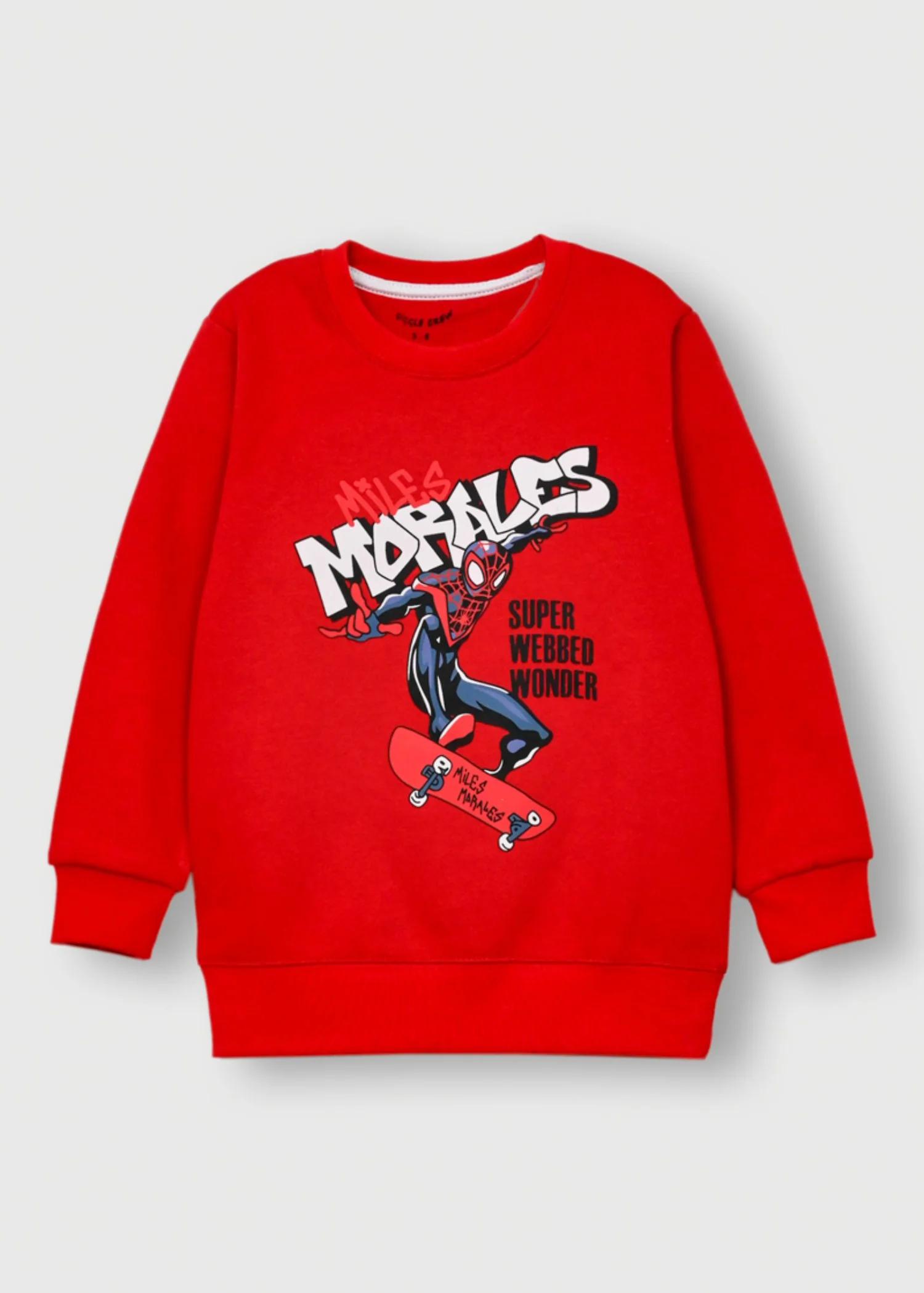 fleece Sweatshirt in Red